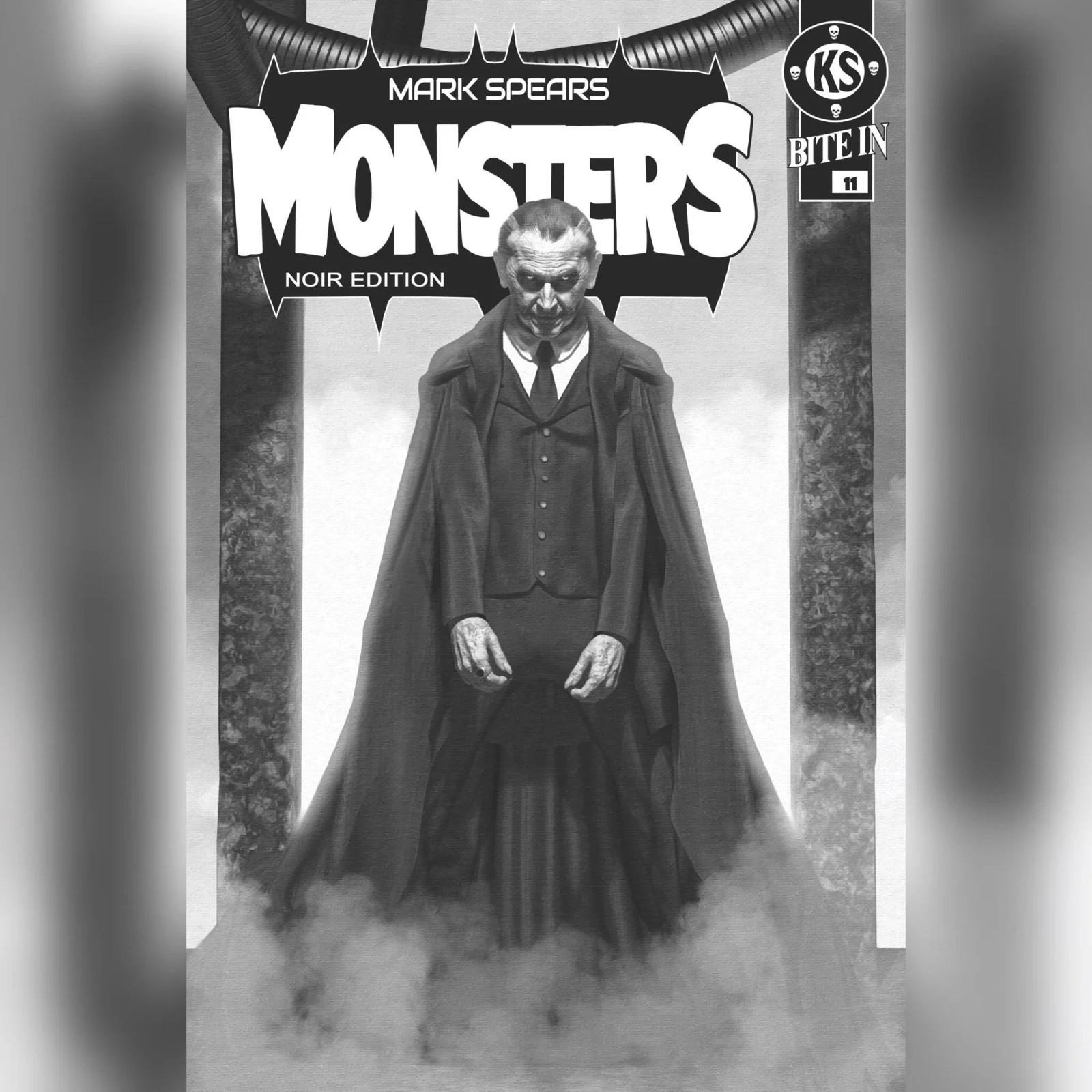 Mark Spears Monsters #11 Dracula noir ltd 200 ABSOLUTE BATMAN HOMAGE PRESALE