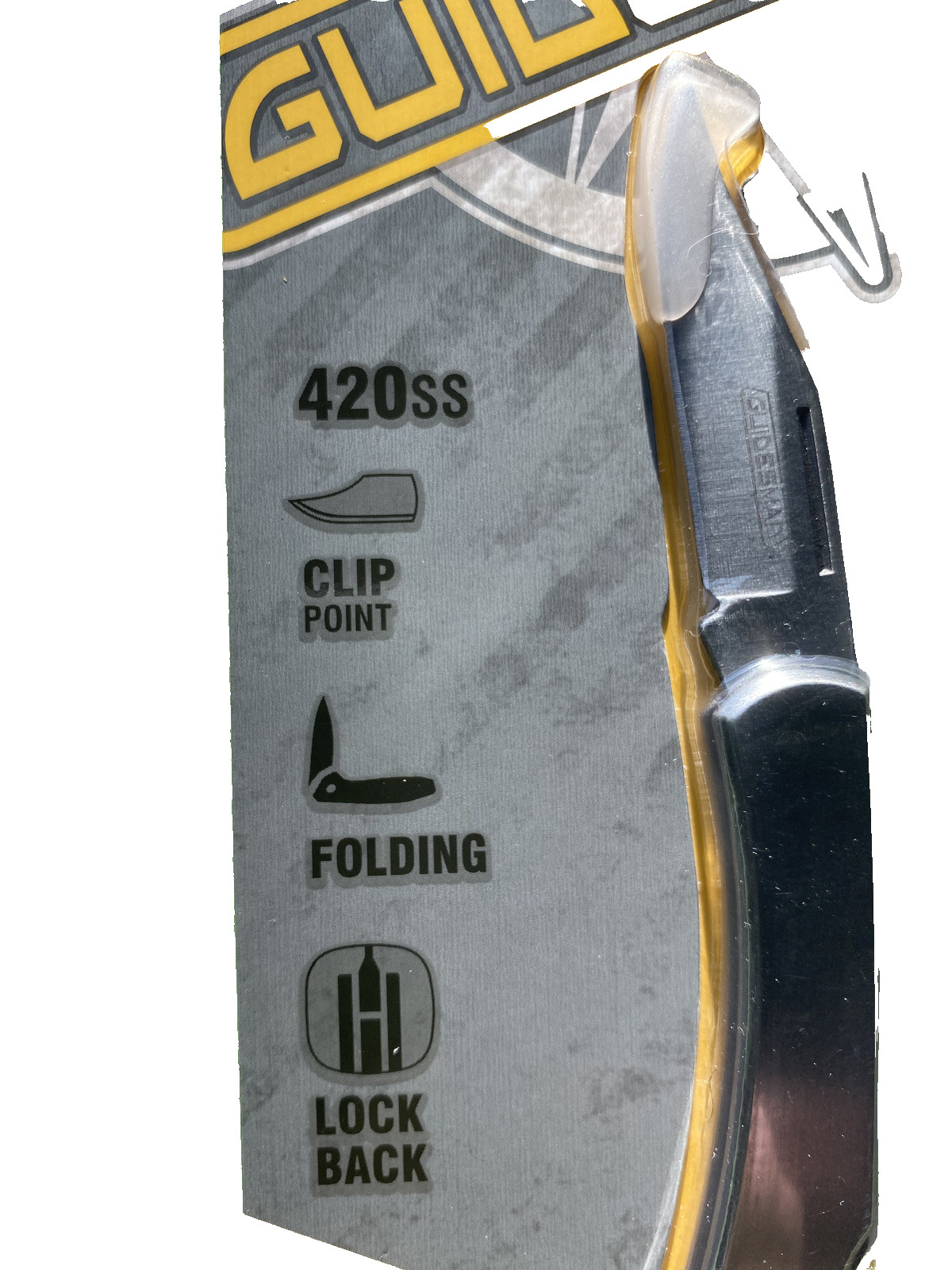 GUIDESMAN® WAKE ESSENTIAL FOLDING POCKETKNIFE, 5.4″, NEW in PKG + FREE SHIP!
