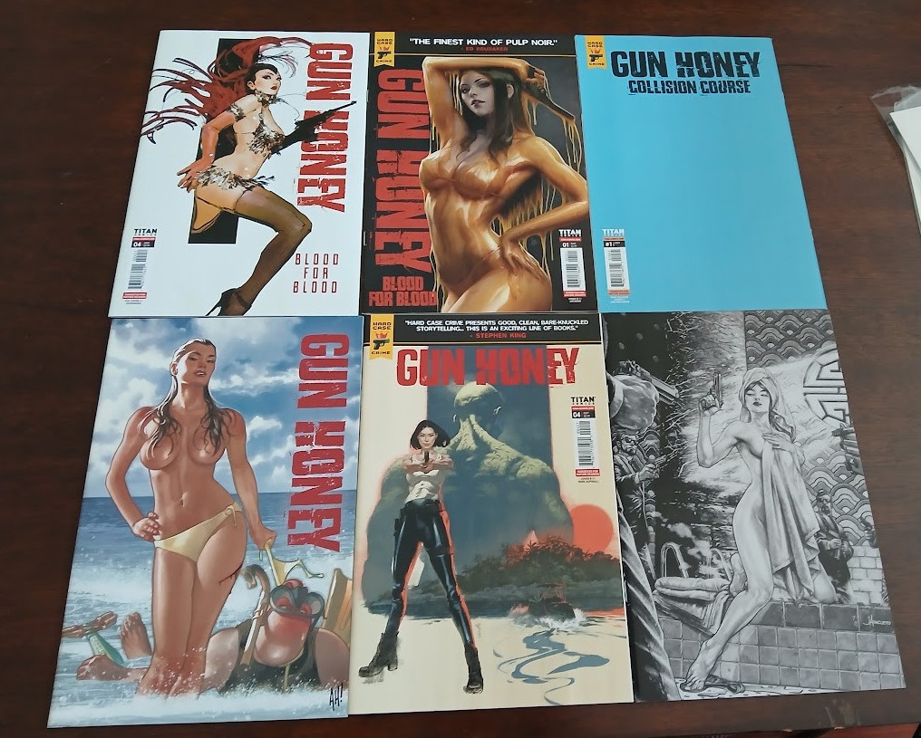 Gun Honey Lot — 6 comics — Adam Hughes — Titan — NM