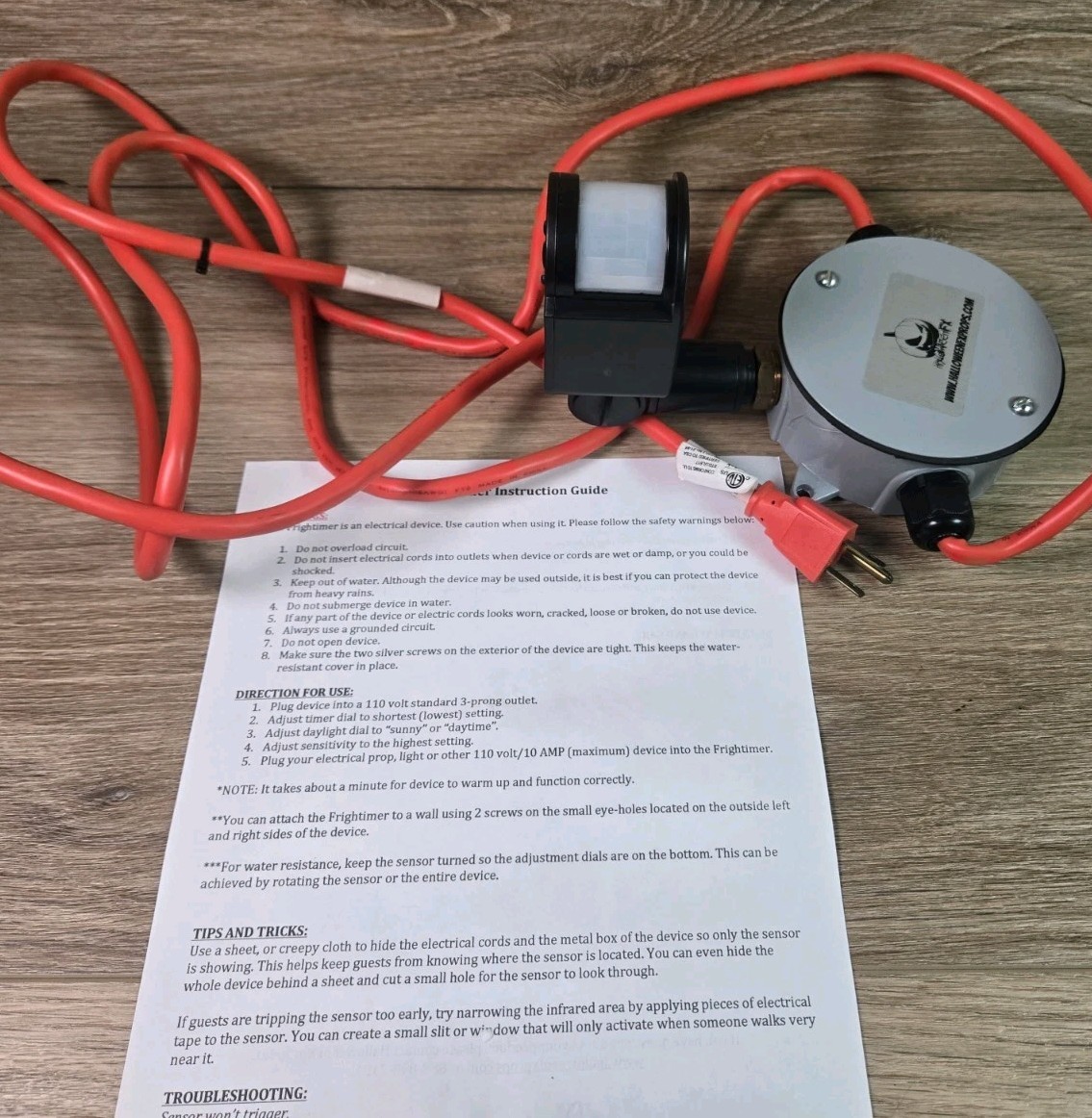 Halloween Fx Prop Timer Trigger Animated Electric