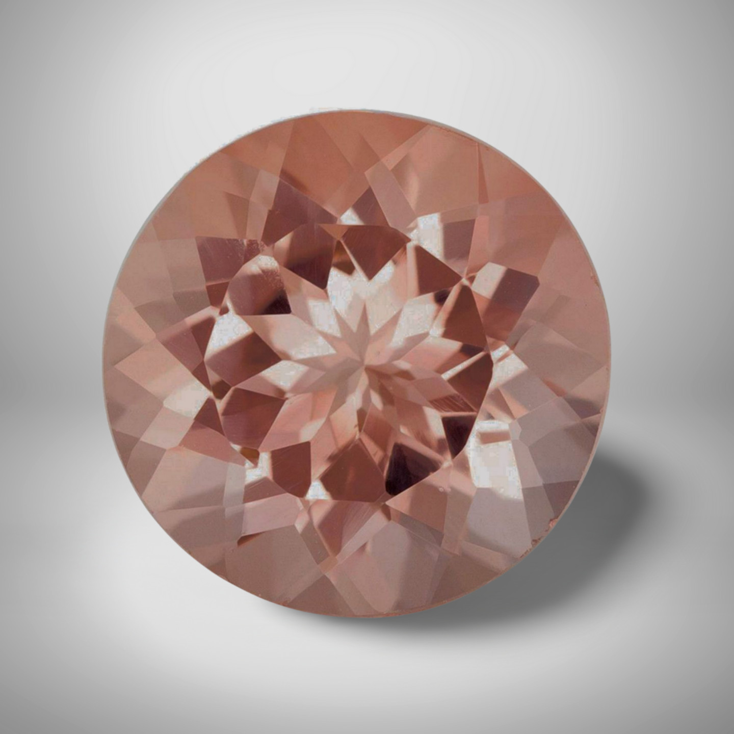 Morganite Round Cut Gemstone 3.80 Cts – 11 mm VVS Loose Gem