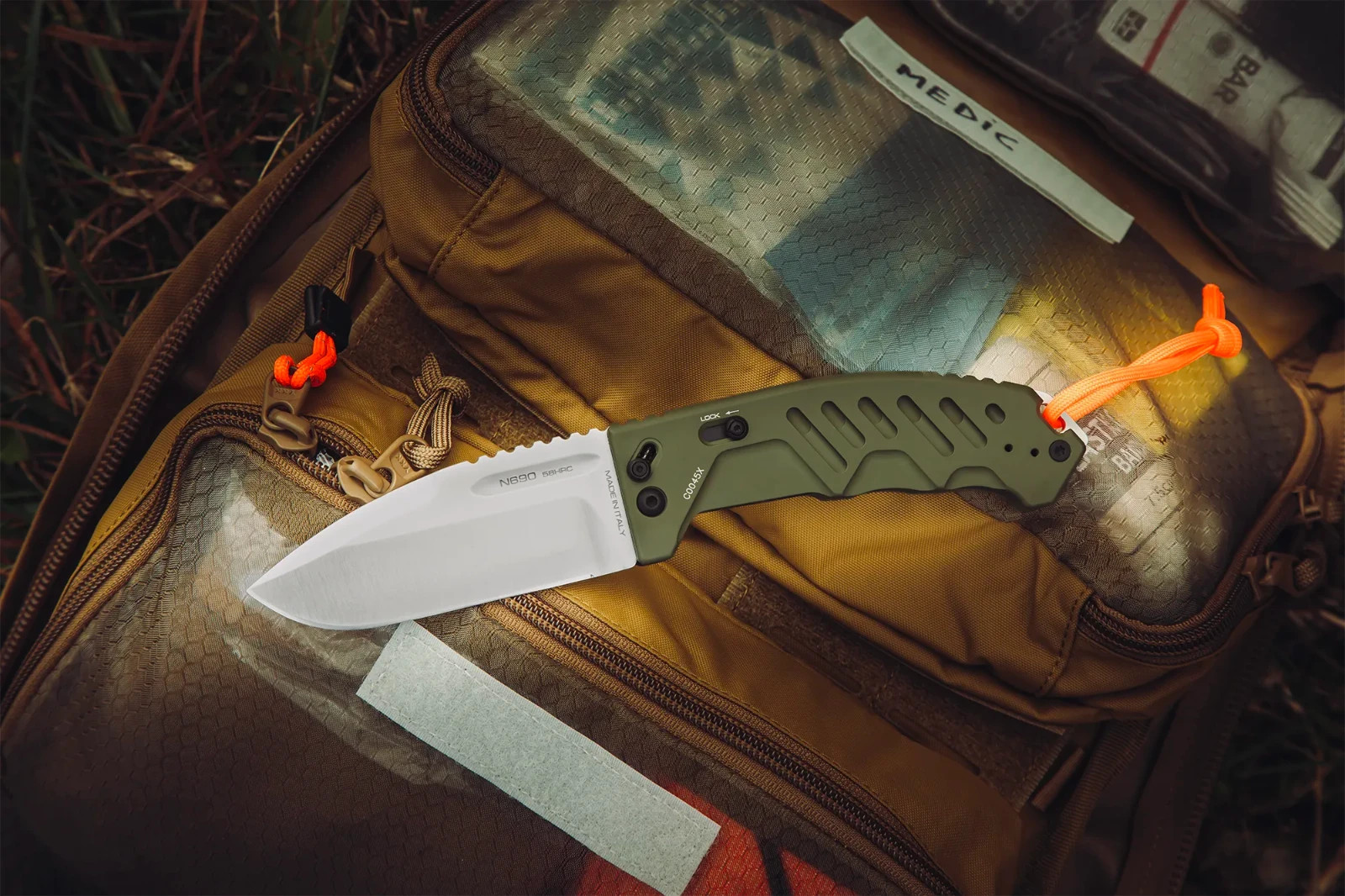 Extrema Ratio RAO C Folding Knife 4″ Bohler N690 Steel Blade Aluminum Handle