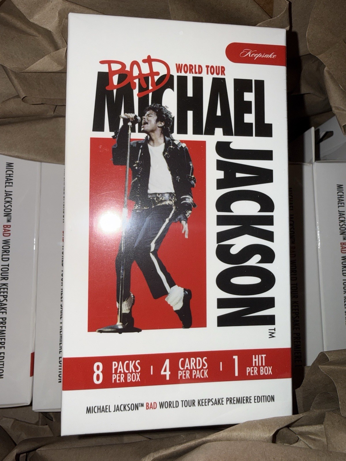 Michael Jackson Bad World Tour Keepsake Blaster Box New Factory Sealed Relic