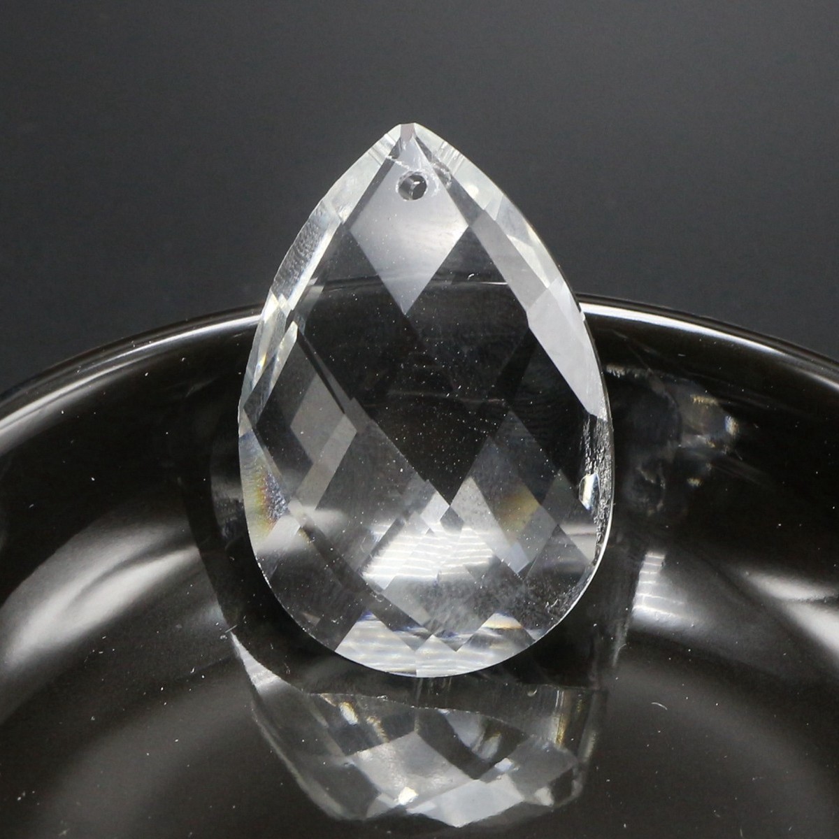 10 Crystal Large Pear Teardrop Prism Sun Catcher Pendant 38mm/1.5″ Chandelier