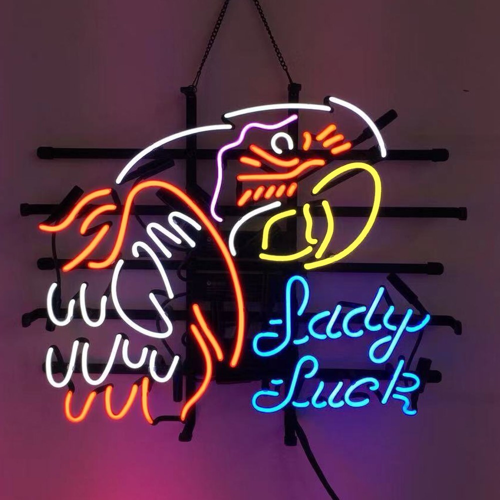 Custom Neon Signs Parrot Neon Signs For Restaurant Bar Pub Club Room Wall Decor