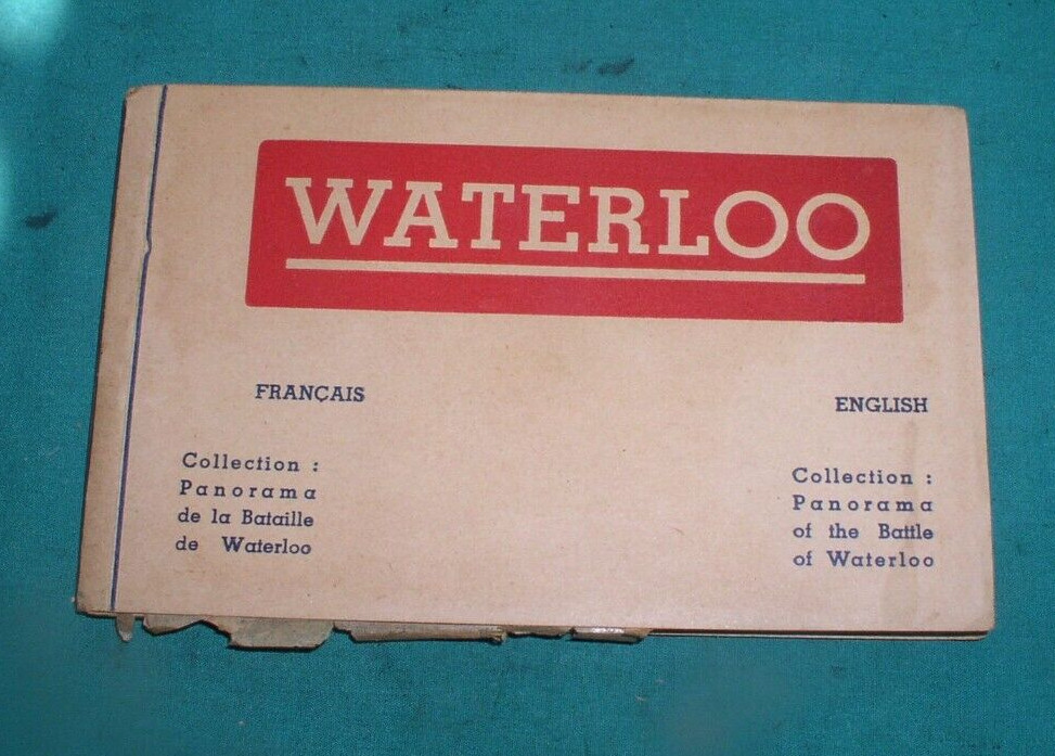 Phototypie Industrielle Belge / Waterloo 10 Post cards napoleon battlefield