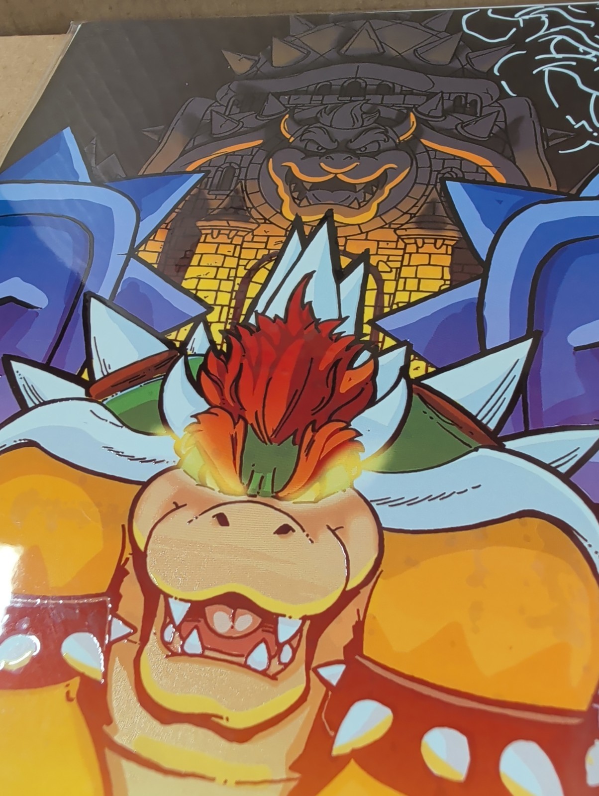 Absolute BOWSER ( Absolute Batman Homage) Embossed LTD 50 Signed/ Remarked