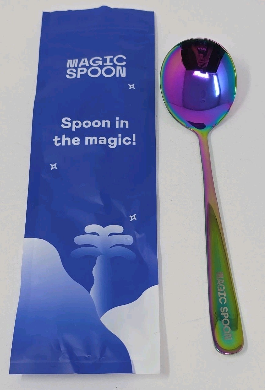 Magic Spoon Rainbow Iridescent Stainless Steel Spoon “Hold On To The Dream”
