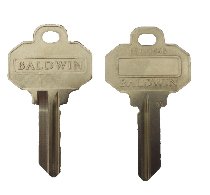 2 BALDWIN 5 Pin Key Blanks – Schlage keyway