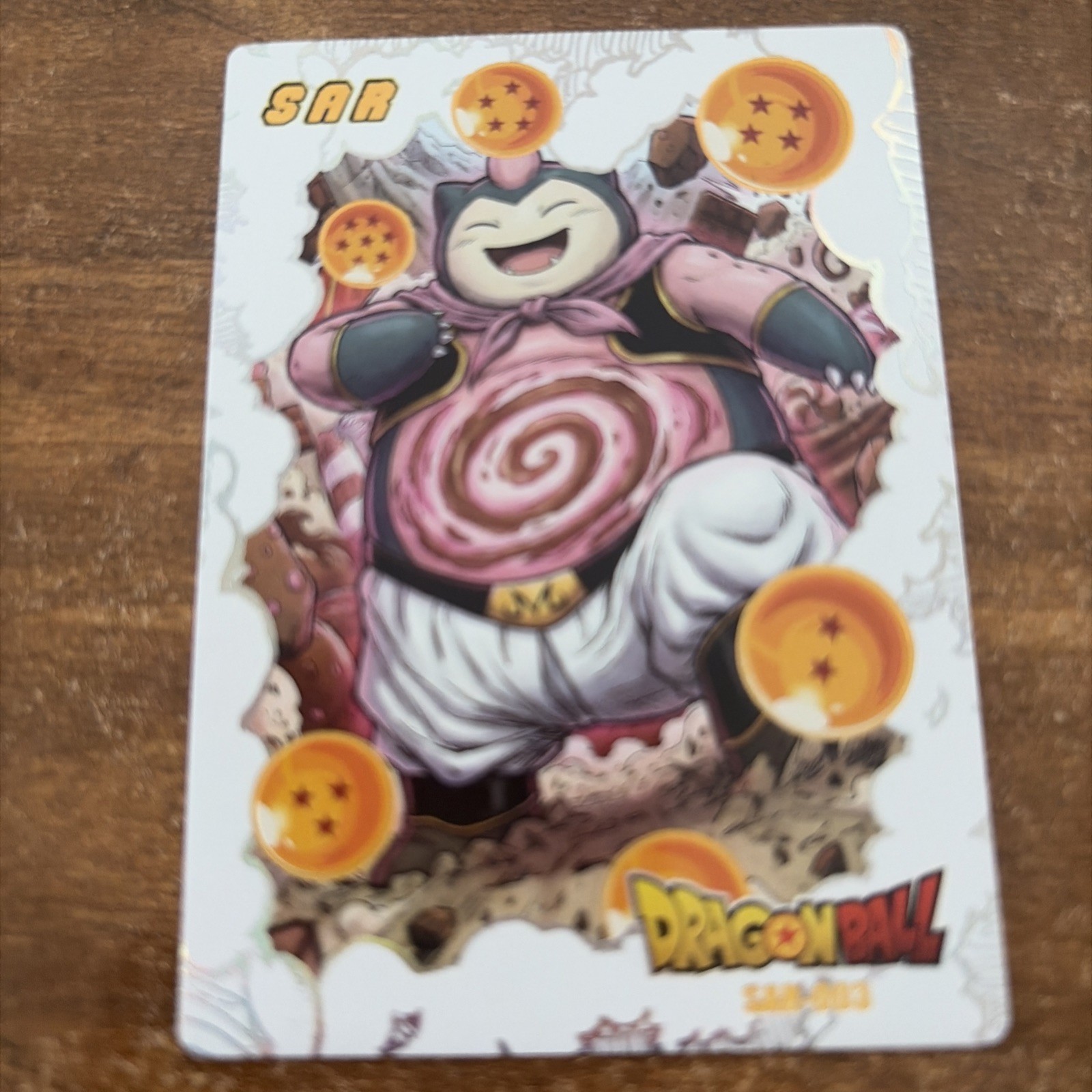 SAR 003 Snorlax Dragonball Z Pokemon Mengka V2.0 Pack Fresh