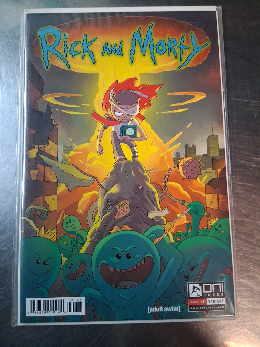​Rick and Morty #1 Akira Homage Variant B – Julieta Colas – Oni Press 2015 –