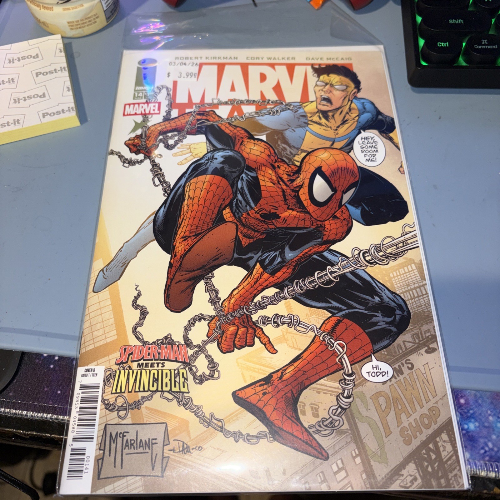MARVEL TEAM-UP FACSIMILE EDITION #14 Cover D Todd McFarlane Variant