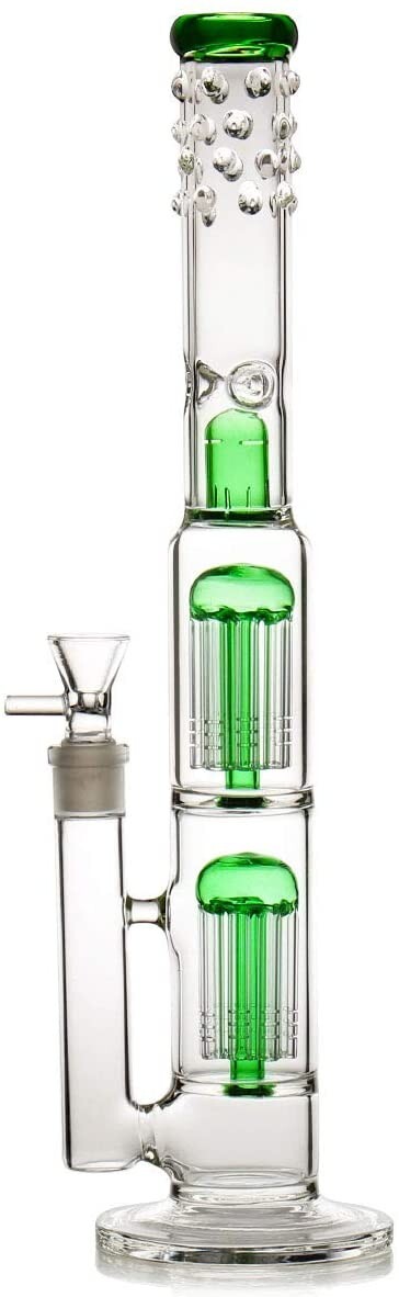 16.5 Glass Bong Glass Water Bongs Bowl Tornado Percolate Pipe Hookahs 18mm Bowl