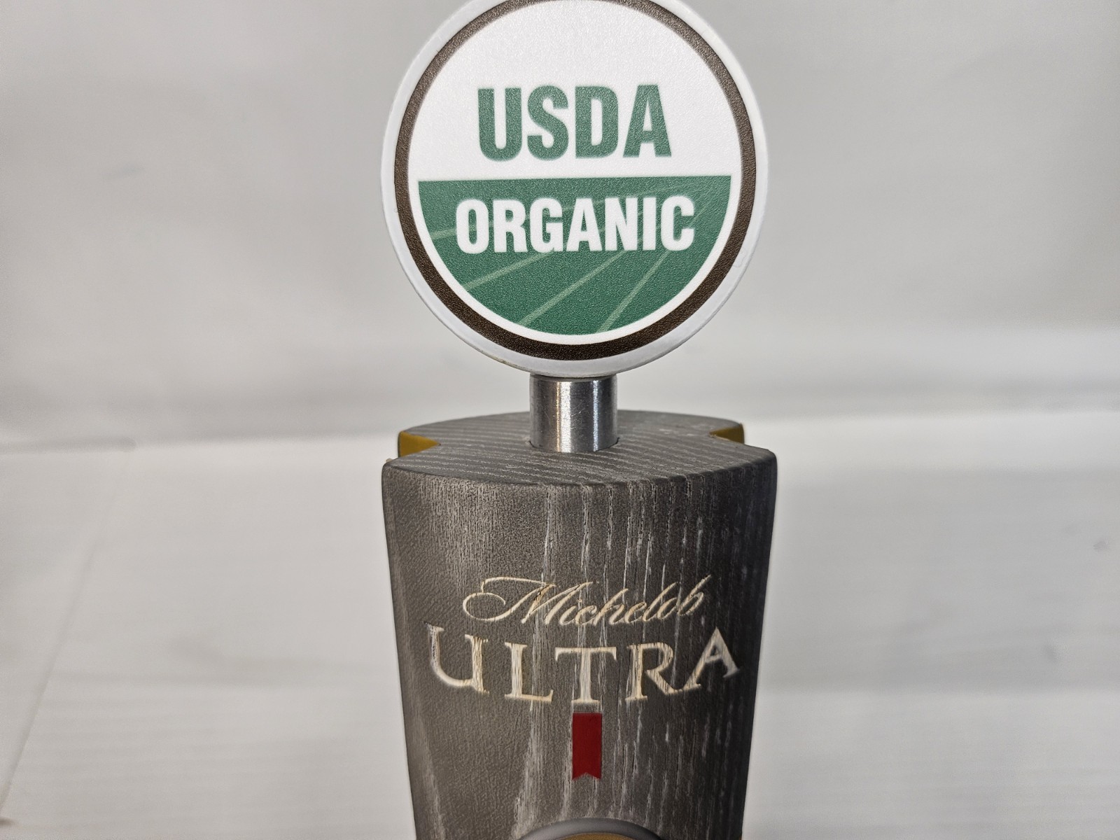 Michelob Ultra Pure Gold USDA Organic Beer Tap Handle 15″