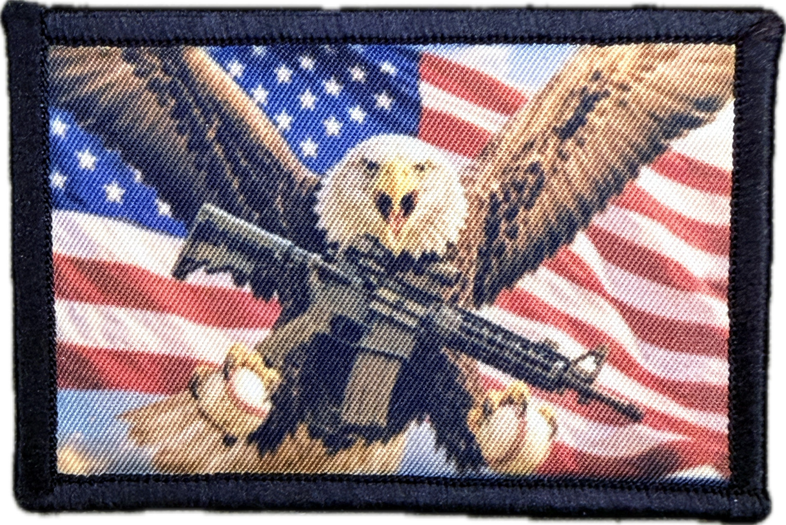 Front Toward Enemy Claymore Morale Patch Tactical Military Army Badge Hook Flag
