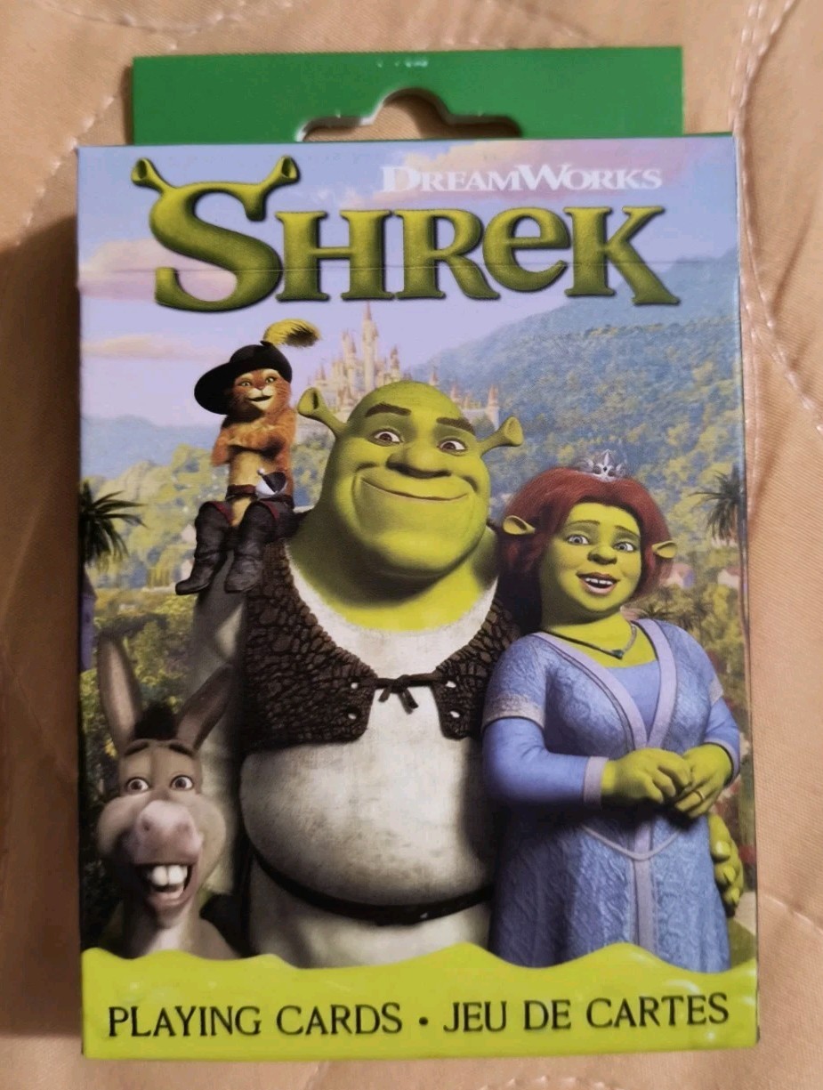 DreamWorks SHREK Playing Cards Full Deck With Jokers by Aquarius New! Free Ship!