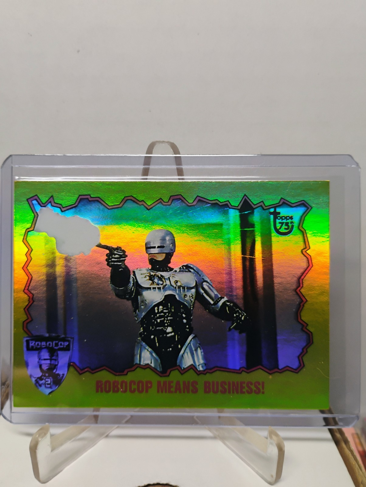 2013 Topps 75th Anniversary #95 Robocop II Rainbow Foil Parallel