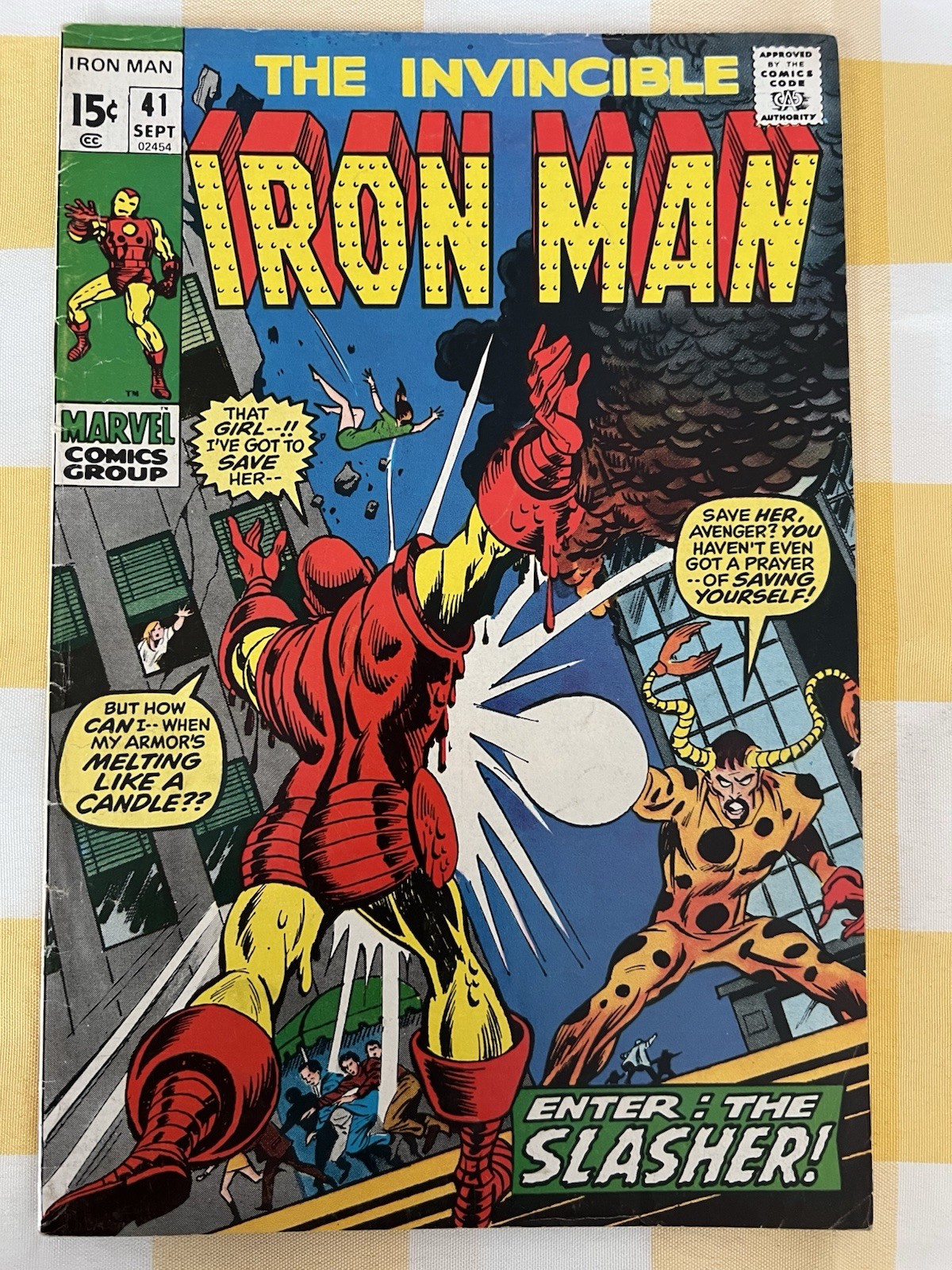 Iron Man #41 Fine 5.5-6.0 1st Appearance of the Slasher Marvel 1971