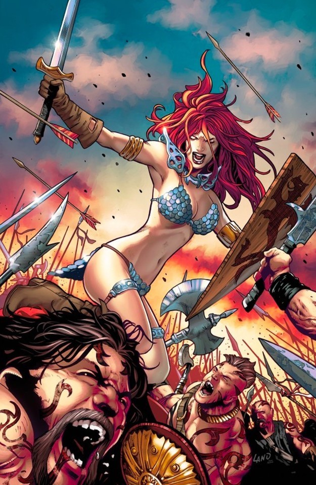 SONJA REBORN #3 1:10 COVER G GREG LAND VIRGIN VARIANT 2025 DYNAMITE 102925