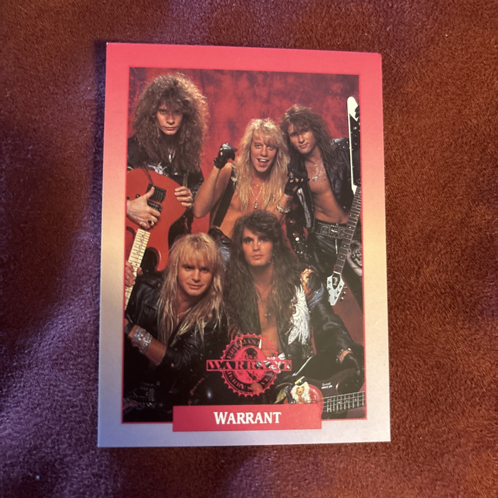 Warrant – 1991 Brockum Rockcards #235