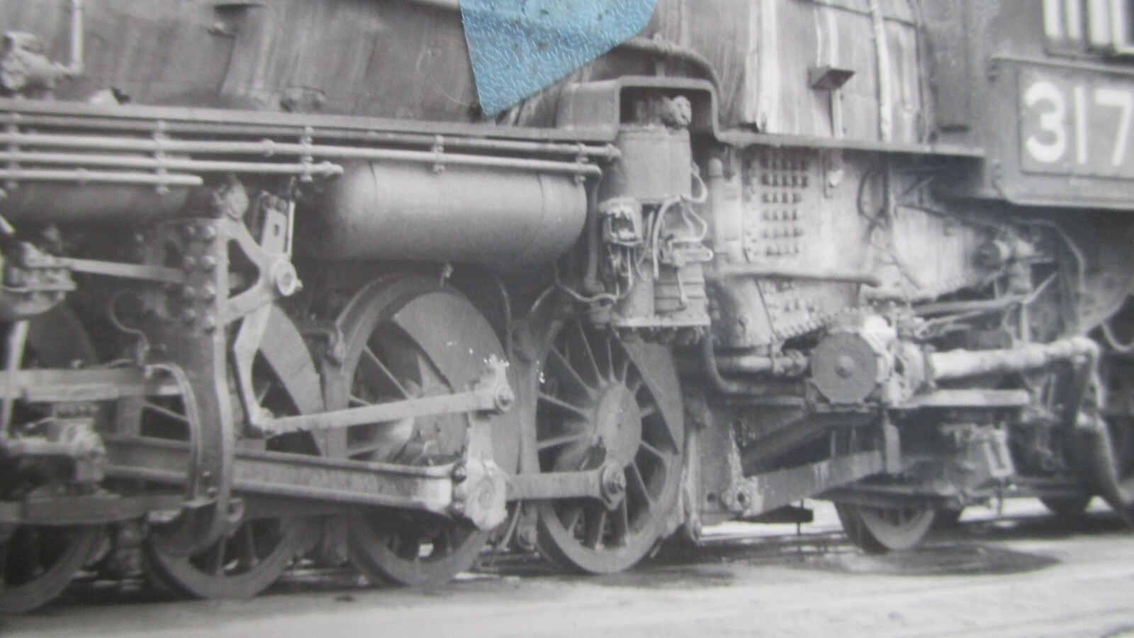 Western Pacific #317 Locomotive photo 6.75×3.75″
