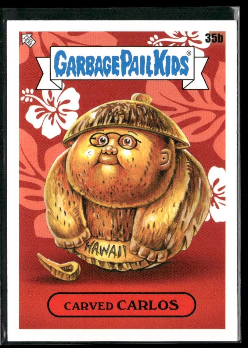 Garbage Pail Kids Carl 35b Card 2021 Topps Non-Sport Base Set Sticker Card Stock