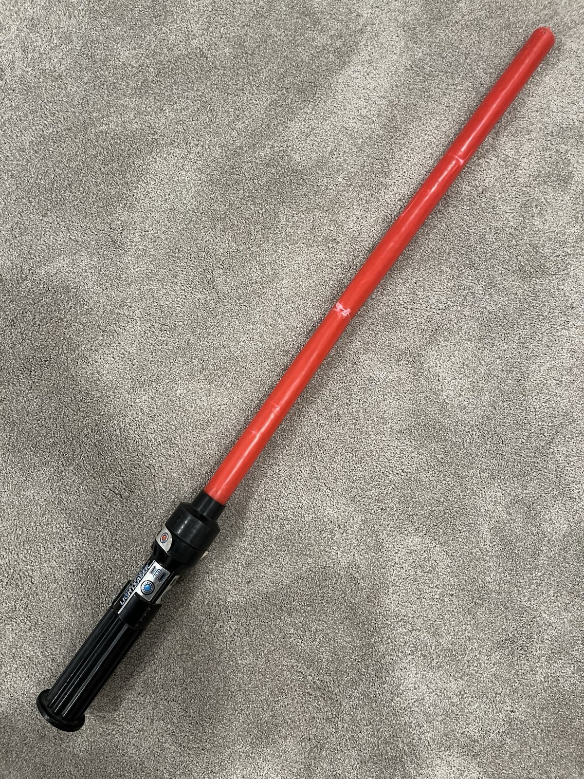 Vintage 1980 Kenner ESB Empire Star Wars The Force Red Light Saber Vader