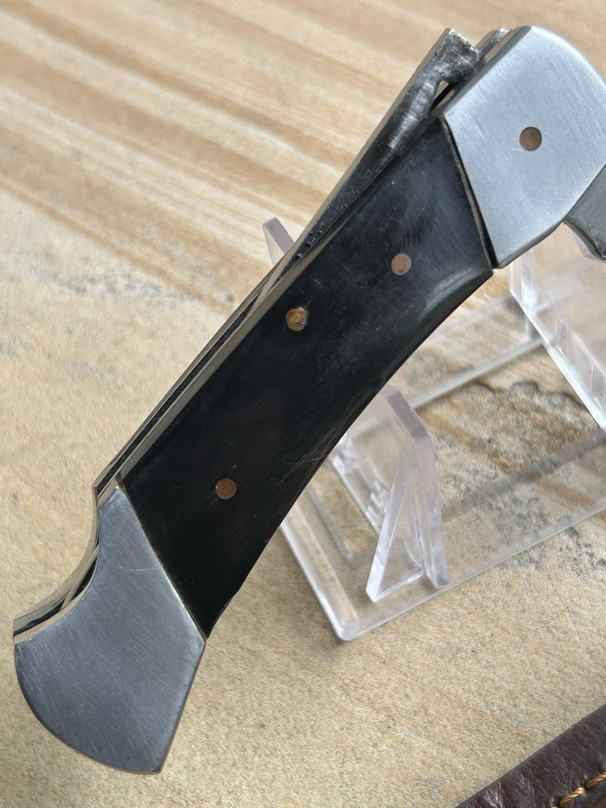 Wild Turkey Handmade Collection Folding Knife With Sheath