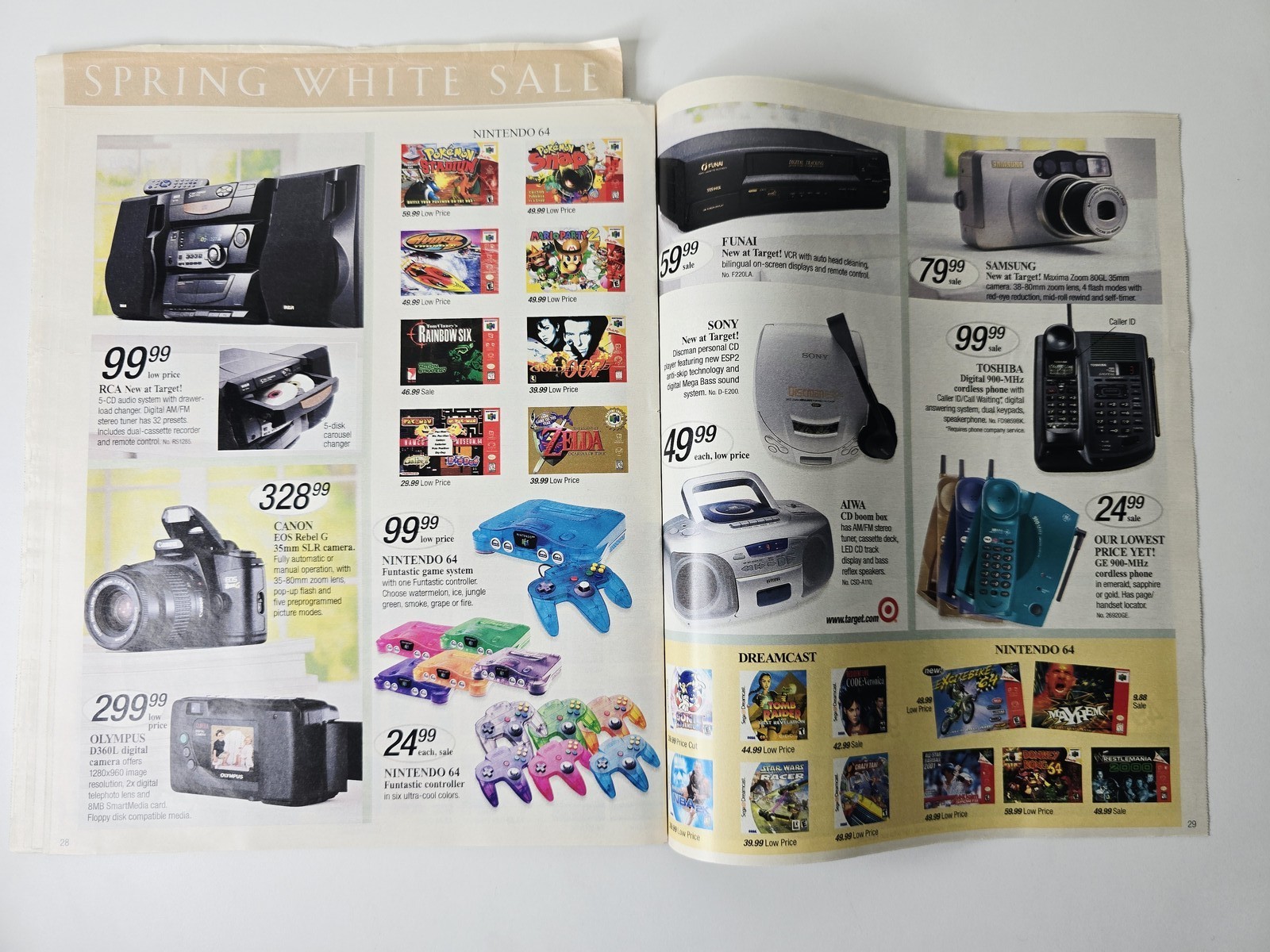 Target Catalog May 14 20 2000 Fashion Home Electronics Toys Y2K 31 Pages
