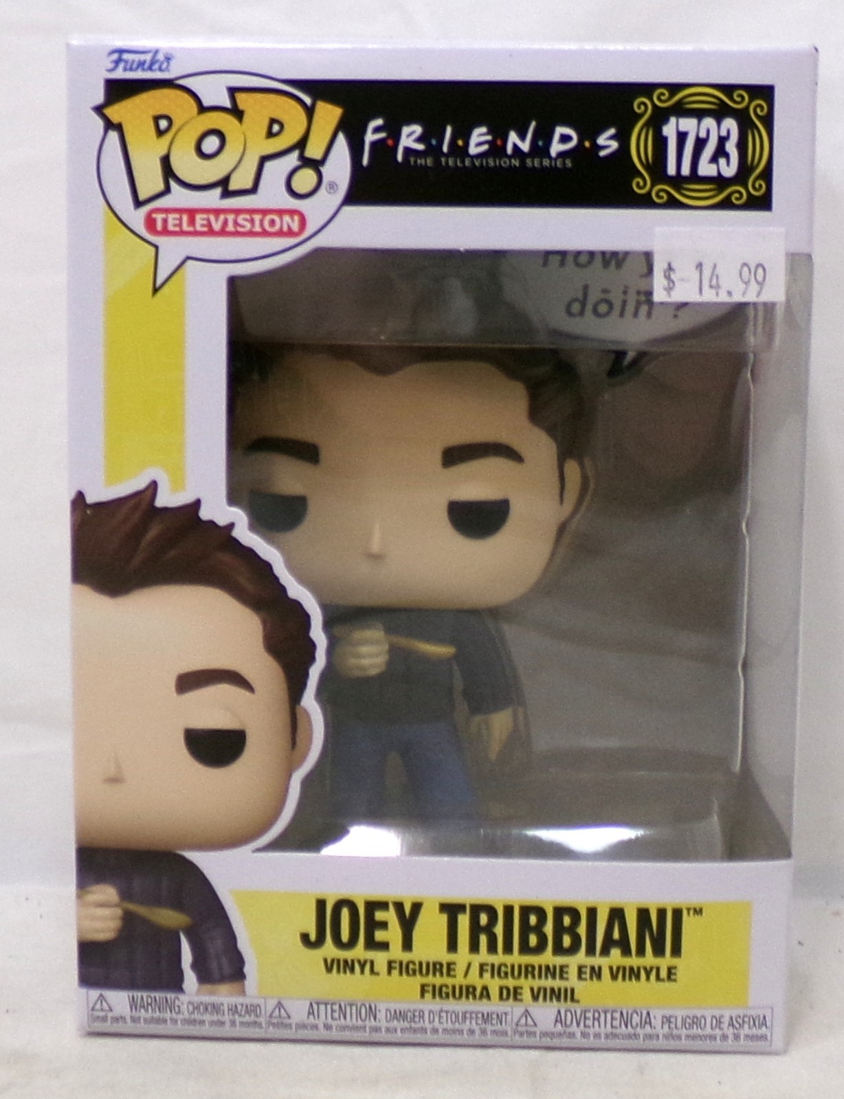 Funko Pop! 1723 Joey Tribbiani How You Doin Friends Television Vinyl Figure New
