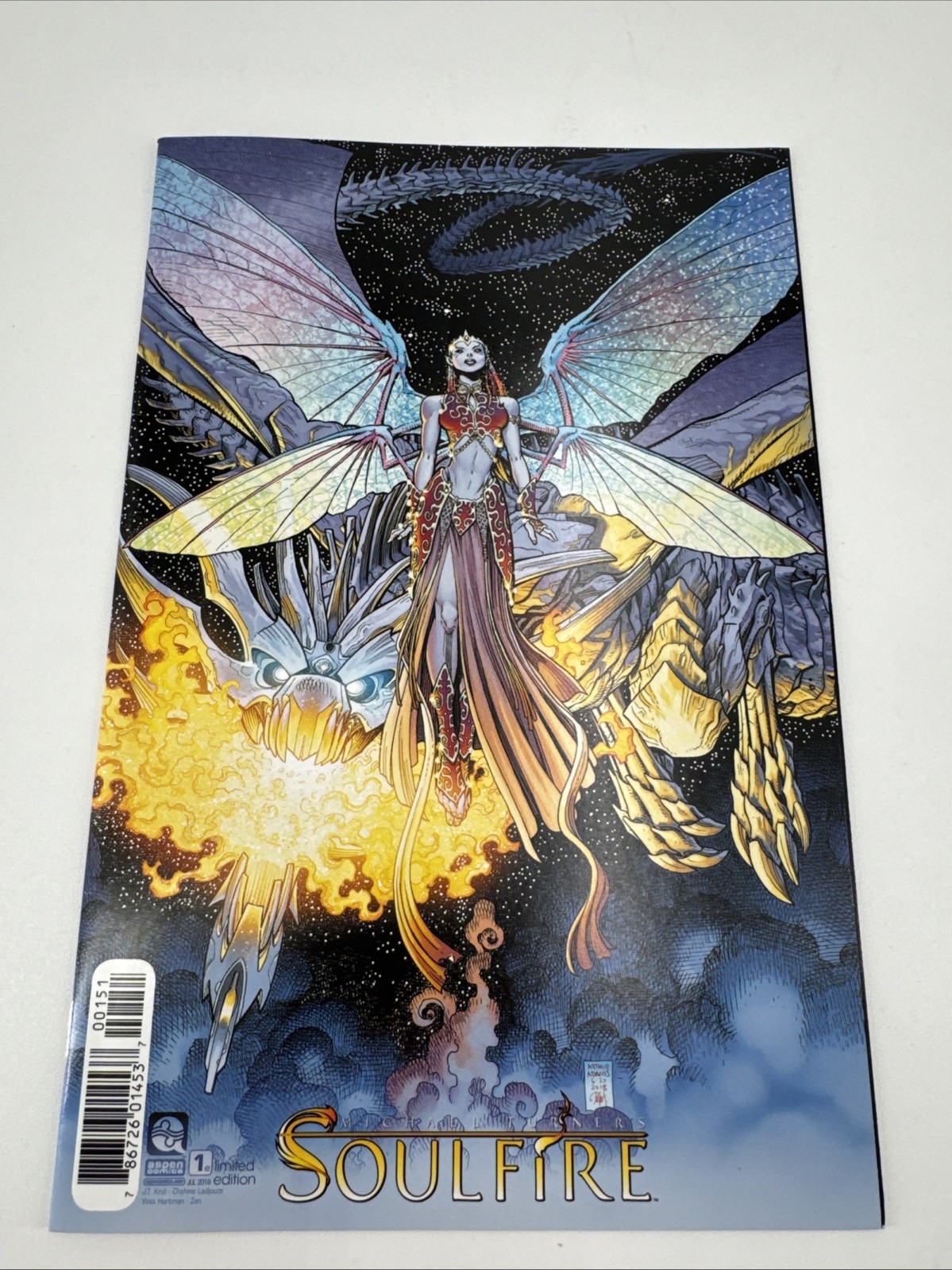 Soulfire (2018) #1 1:24 Arthur Adams Variant Vol. 7 Aspen Art Michael Turner