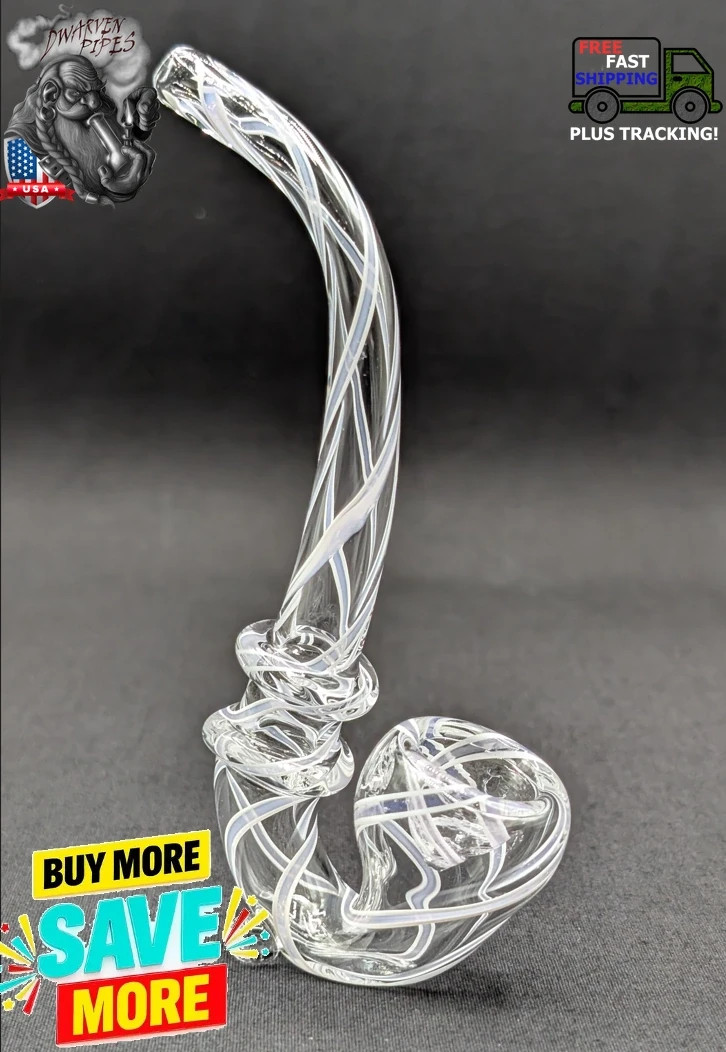 4″ Inch Tobacco Sherlock Glass Bowl Pipe PU10