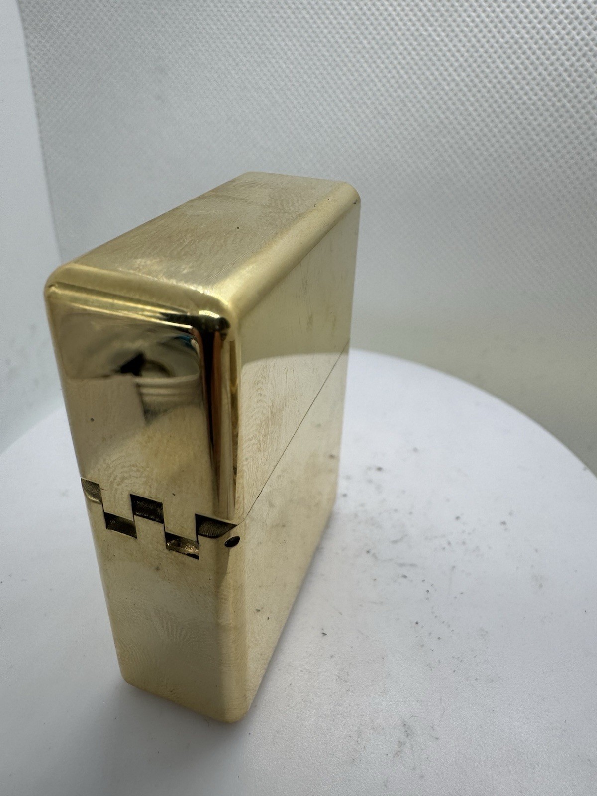 CNC Machined Lighter: The “Tank”-Solid Brass. Fuel-Saving Zippo Insert.