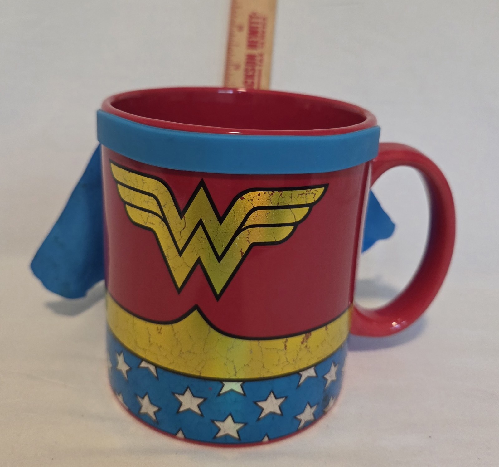 DC Comics Wonder Woman Cape Coffee Mug 14oz Ceramic Hand Wash