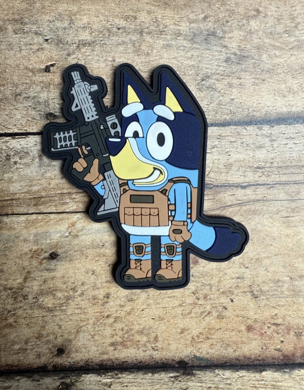 Tactical Bluey Morale Patch