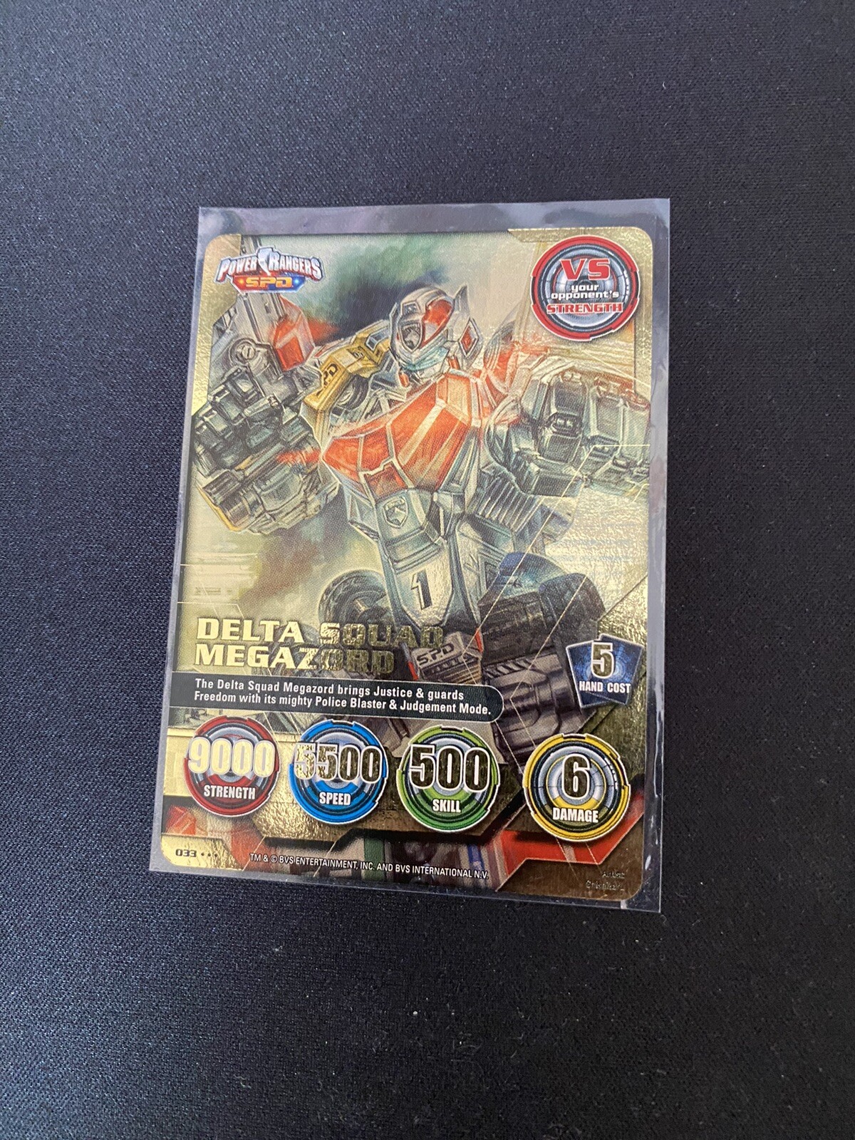Delta Squad Megazord (#033) GOLD FOIL – 2008 Power Rangers CCG