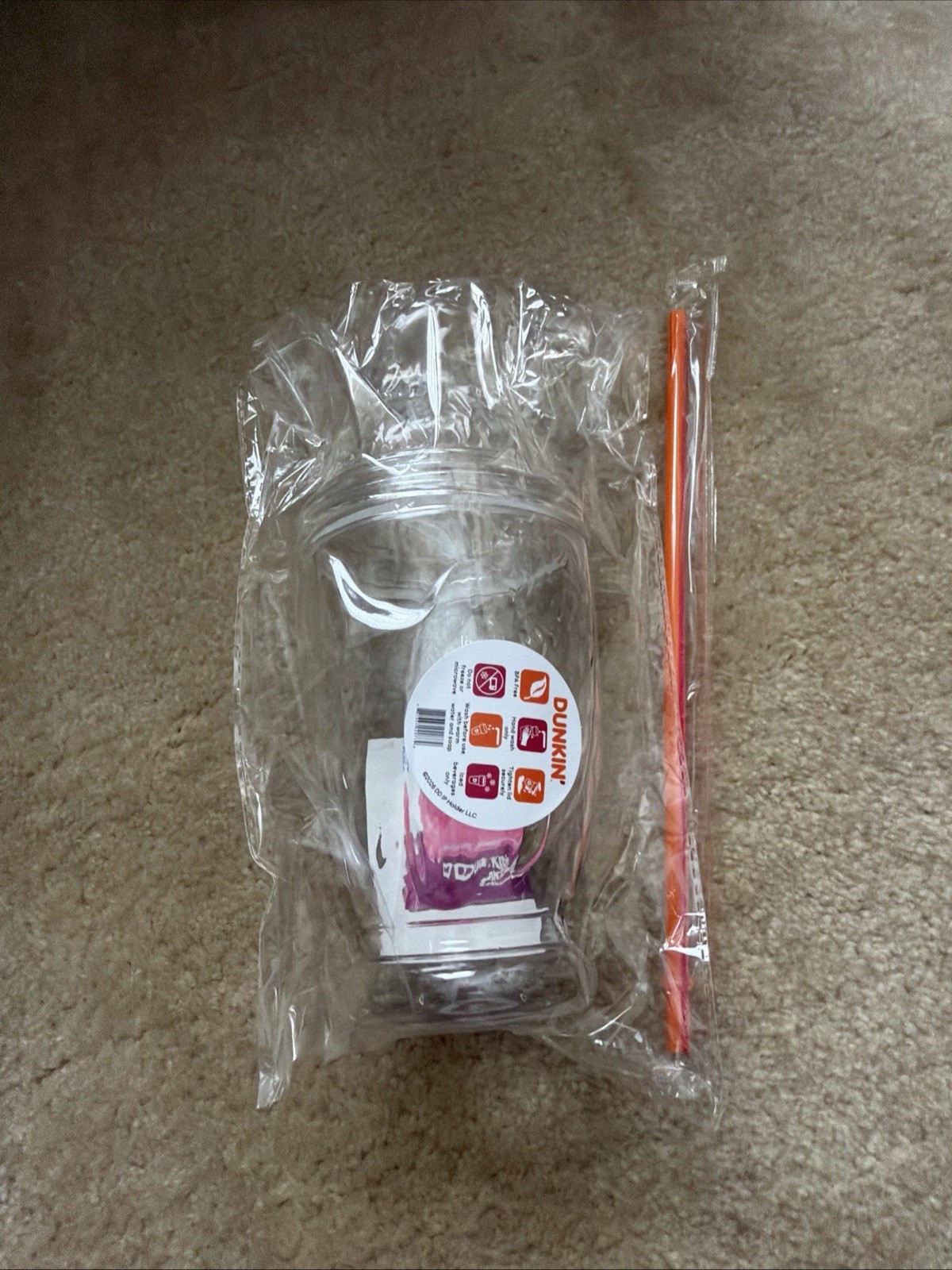 Limited Edition Exclusive Dunkin Eagle Cup WITH REFRESHER CODE Ready To Ship New
