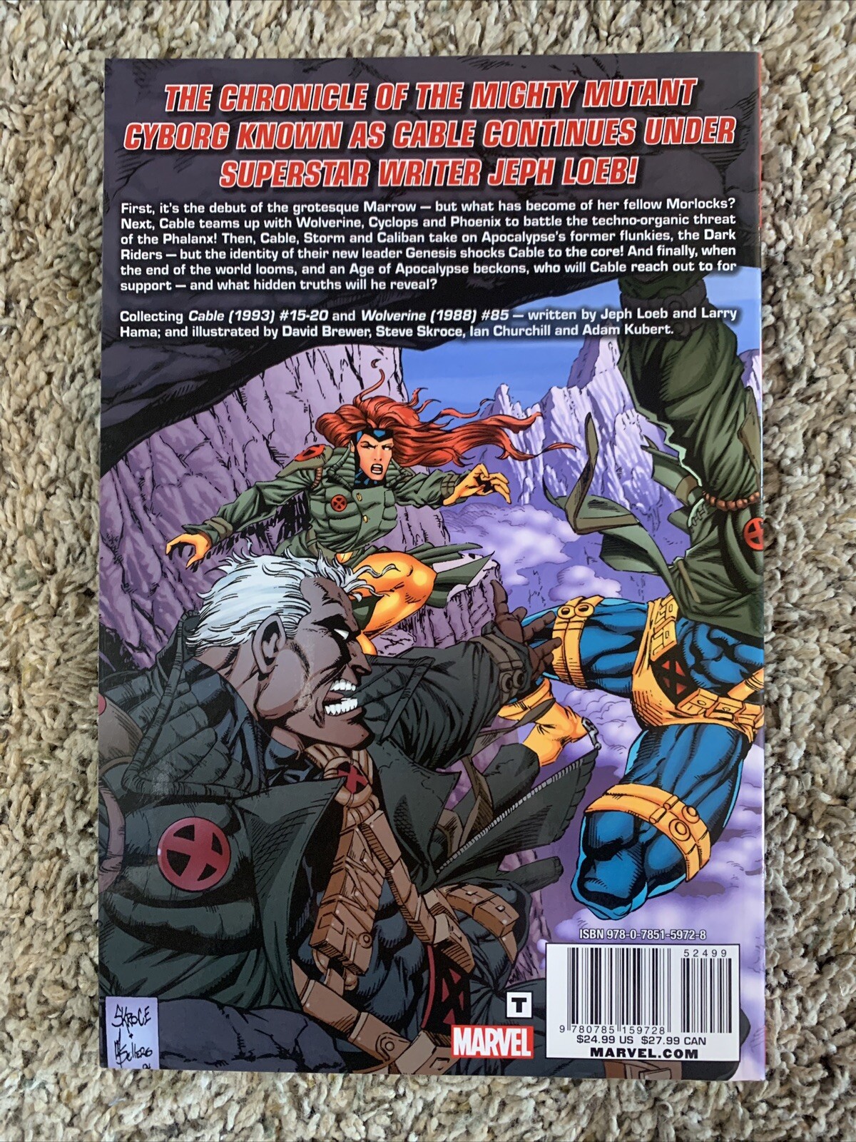 Cable Classic TPB Vol 3 – Marvel X-Men X-Force Wolverine Marrow Jeph Loeb 15 20