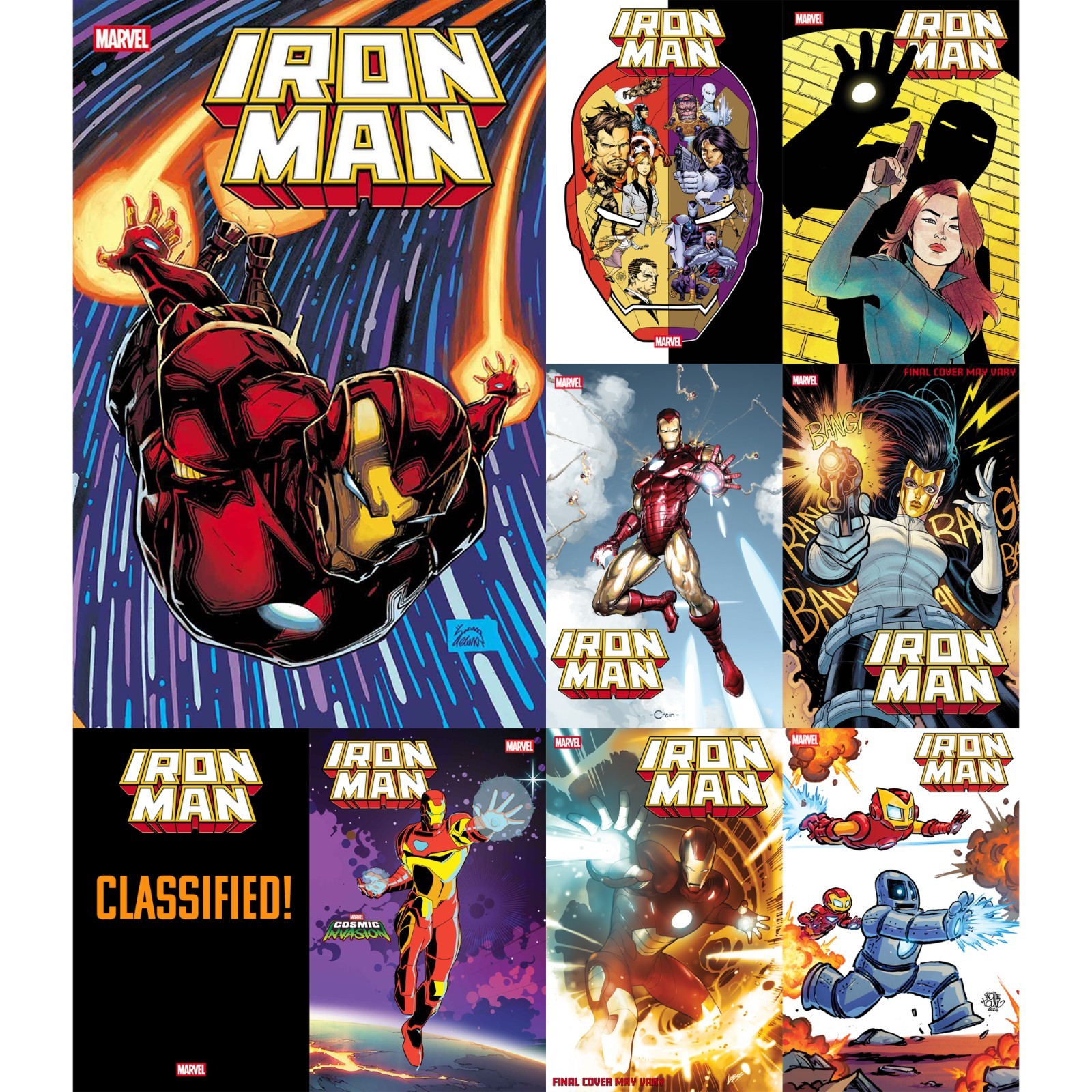 Iron Man (2026) #1 2 3 4 5 6 7 Marvel Comics COVER SELECT
