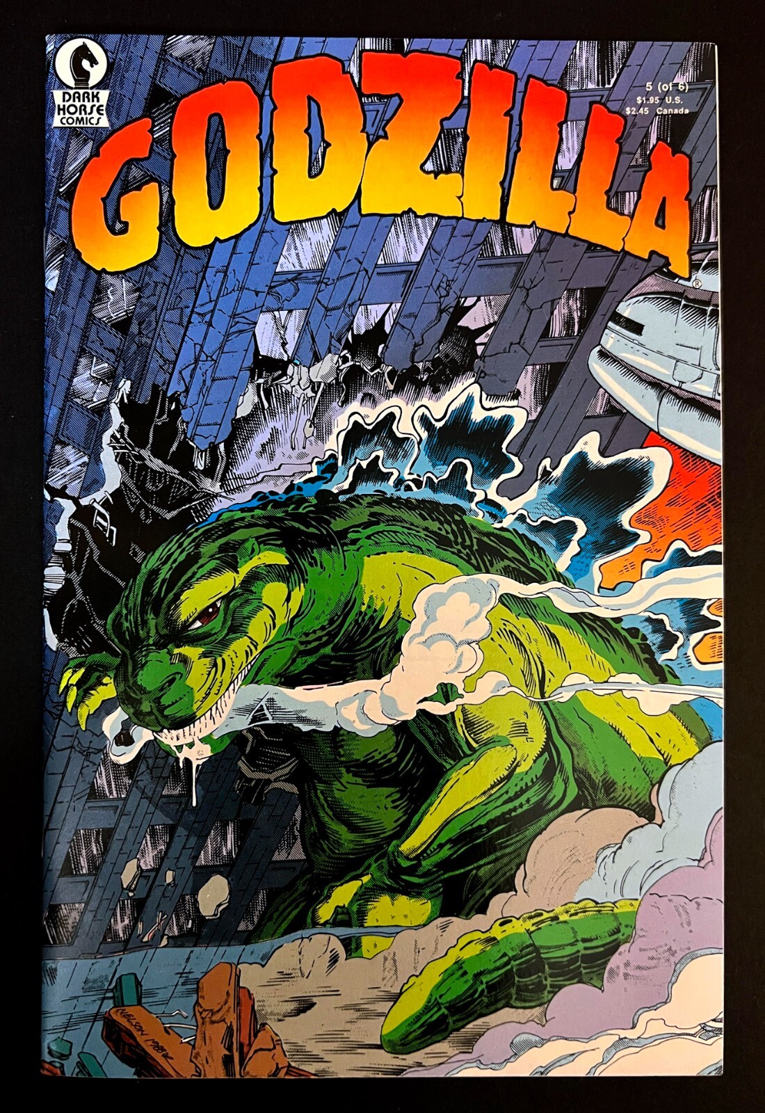GODZILLA #5 Hi-Grade By KAZUHISA IWATA MARK NELSON Cover Dark Horse 1988