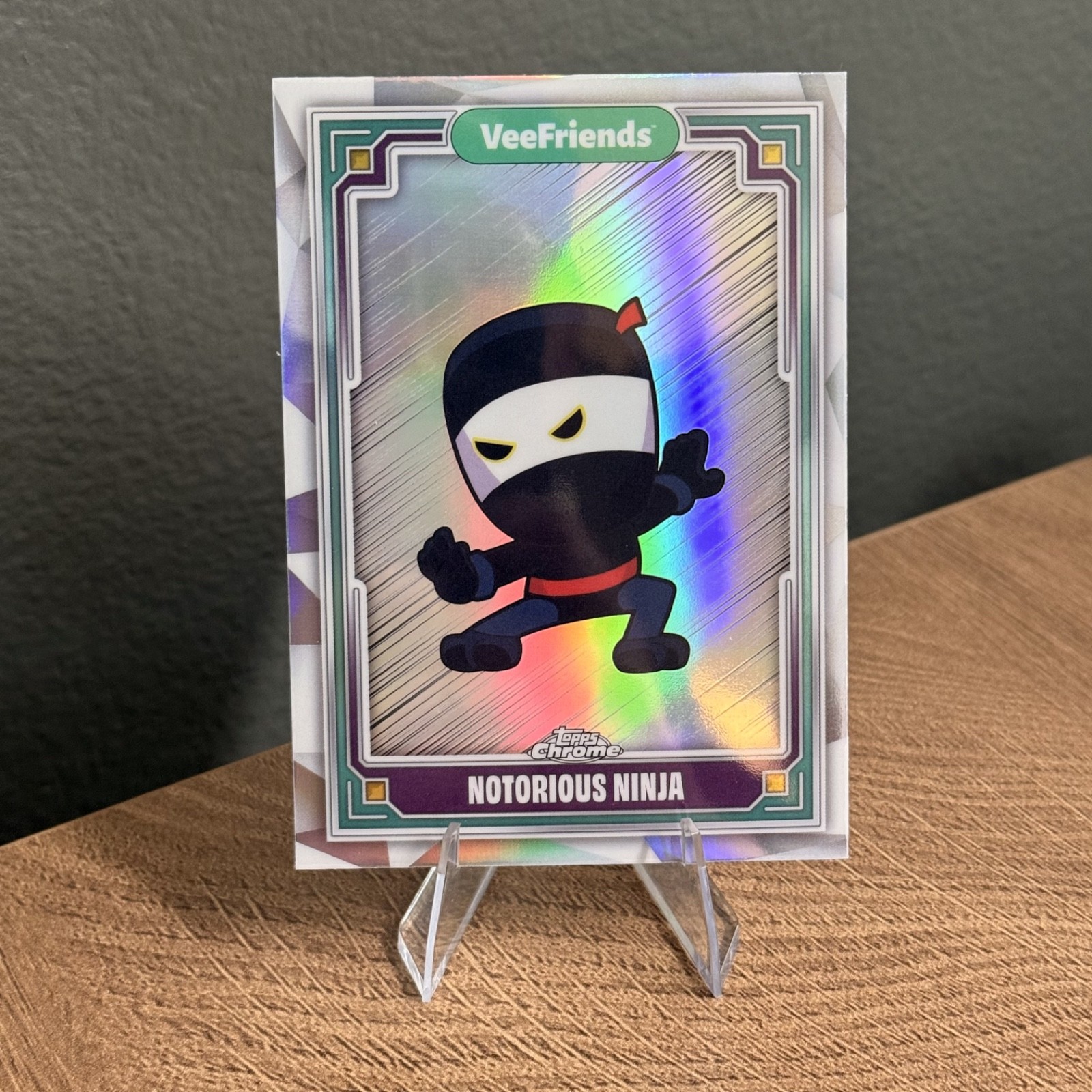 Notorious Ninja Refractor 2025 Topps Chrome VeeFriends #24