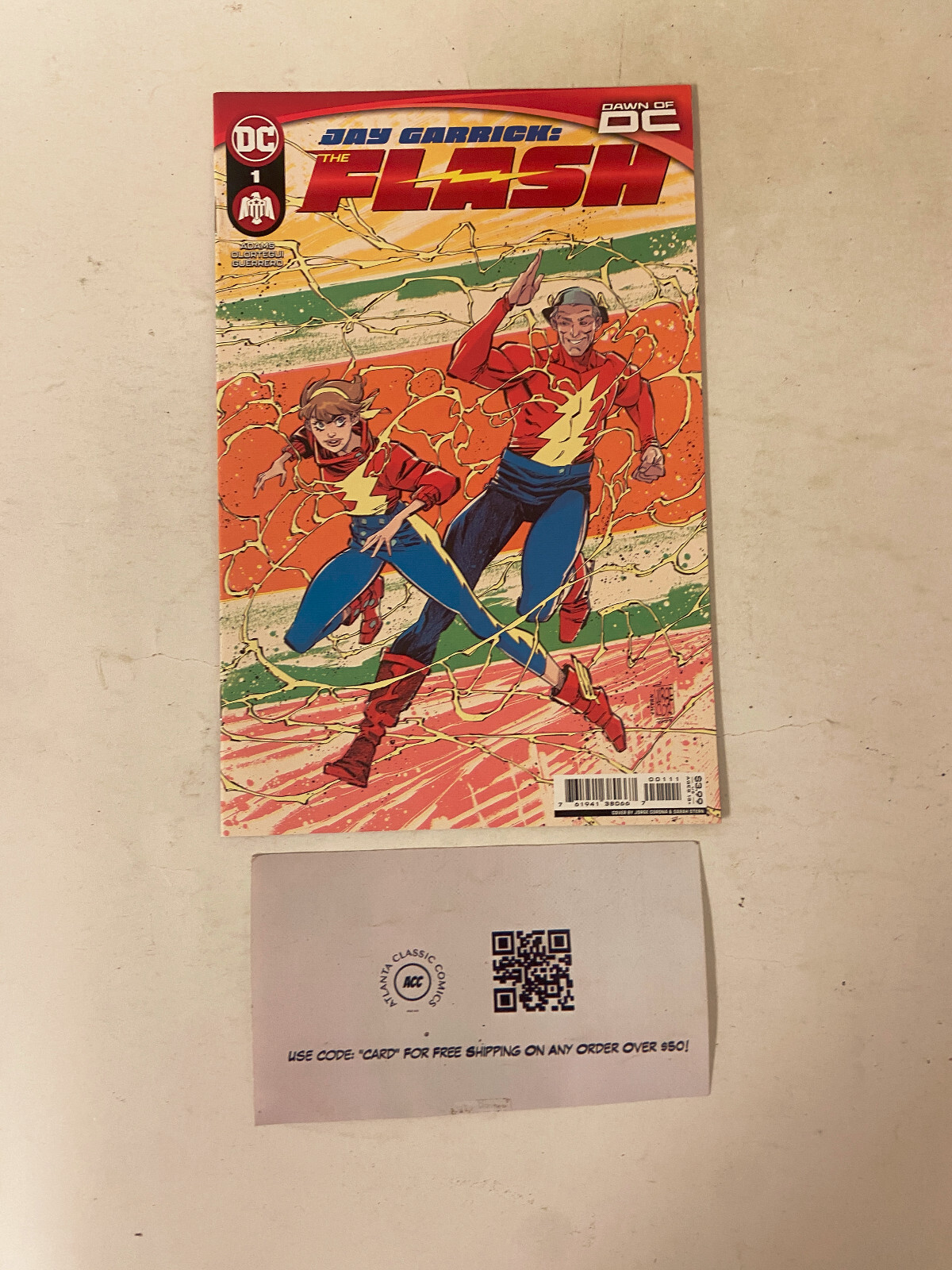 Jay Garrick Flash #1 NM DC Comic Book Impulse Wally West Kid Flash 23 MS33