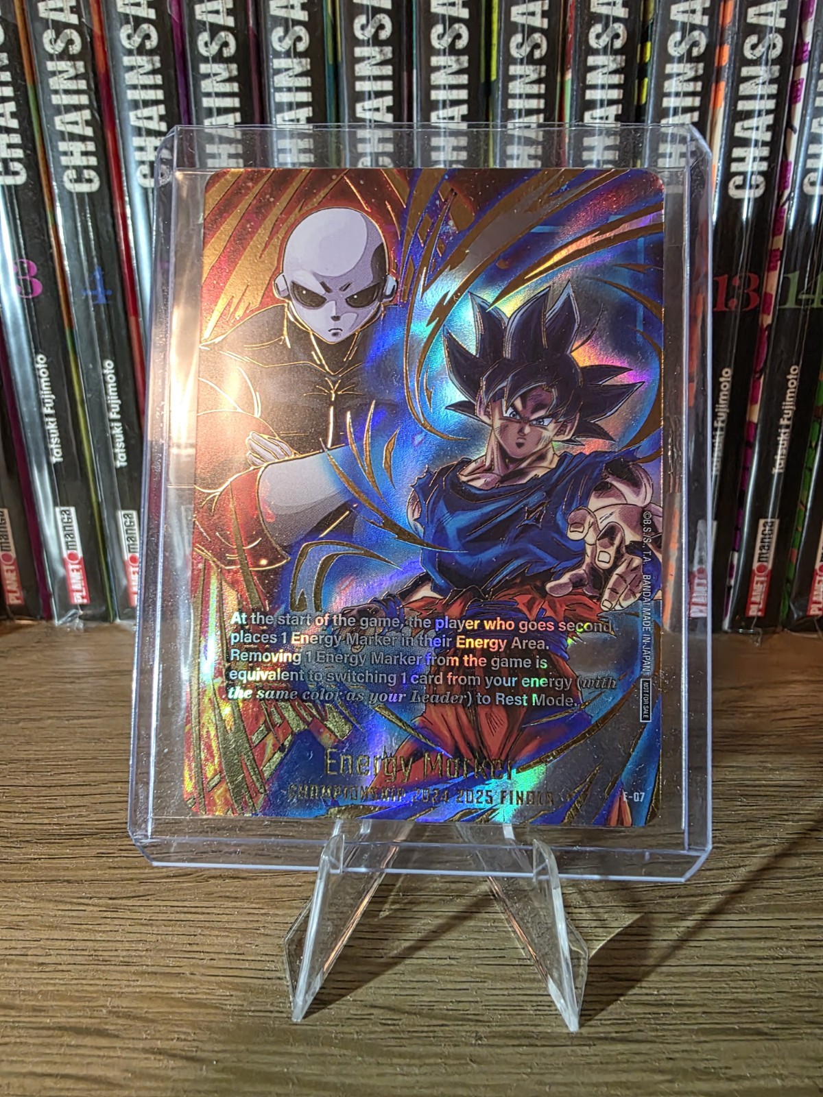 Dragon Ball Fusion World Goku & Jiren Energy Marker E-07 Championship 2024 Promo