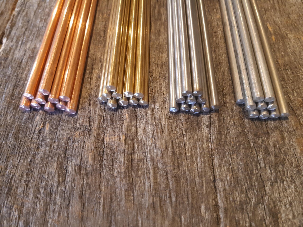 1/8″x11 7/8″ rod Brass/ Copper/ Stainless Steel/ Aluminium