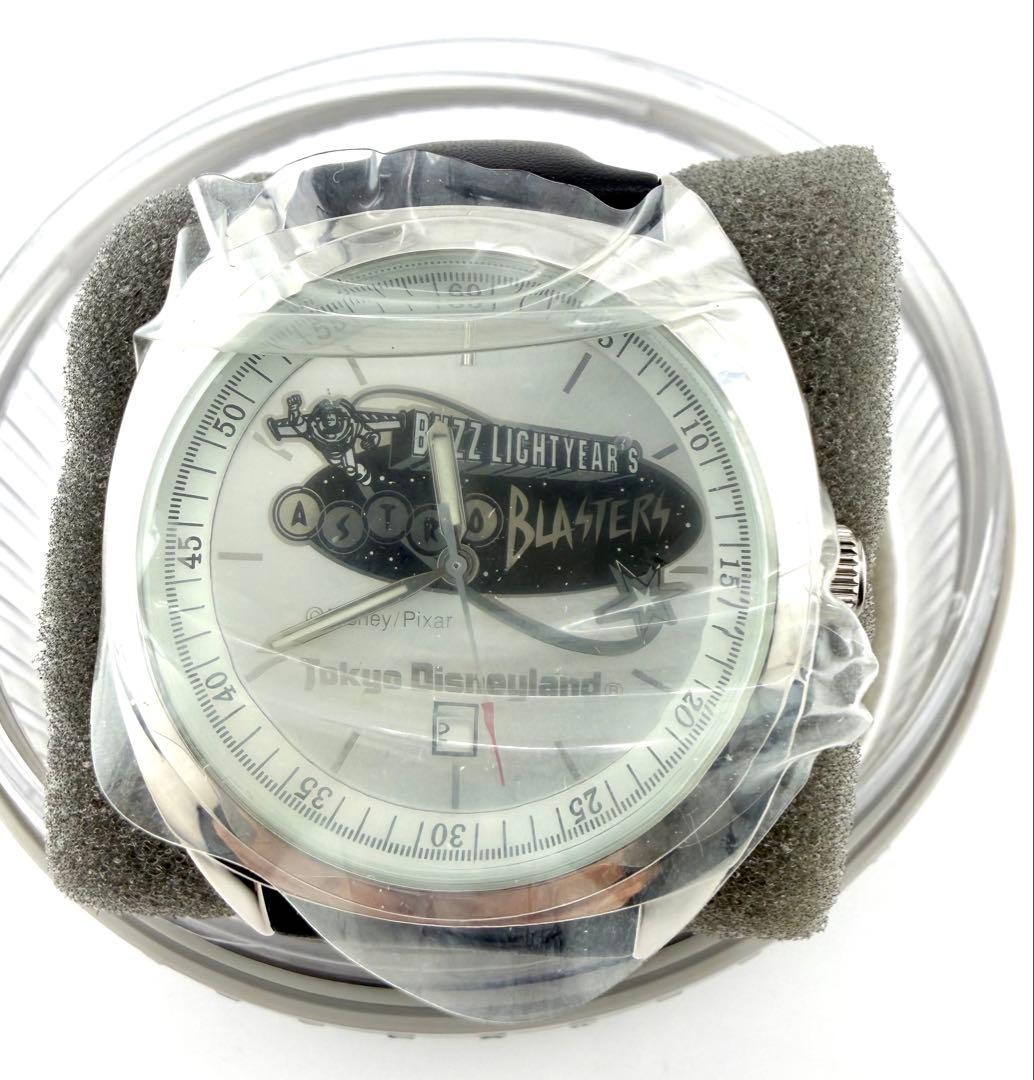 Tokyo Disney Resort Buzz Lightyear Astro Blaster Commemorative Watch Black Belt