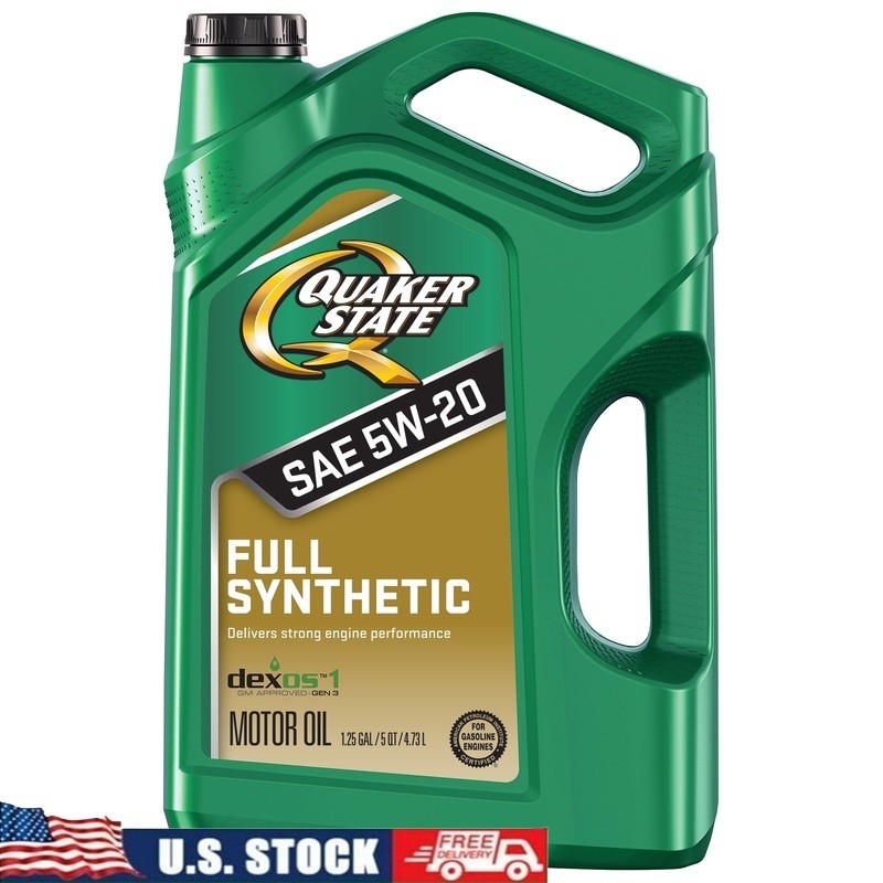 Full Synthetic 5W-20 Motor Oil High Performance Fuel Economy Engine Protection