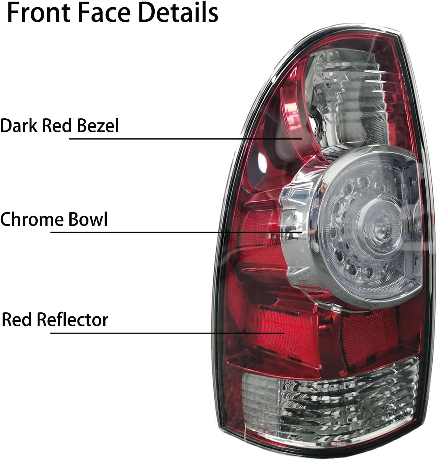 Pair Tail Lights Assembly Set for 2005-2014 2015 Toyota Tacoma Pickup Truck Repl