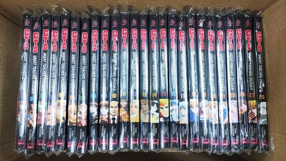 New Great Teacher Onizuka GTO Full Set Volume 1-25 Comic Book English Fast Ship