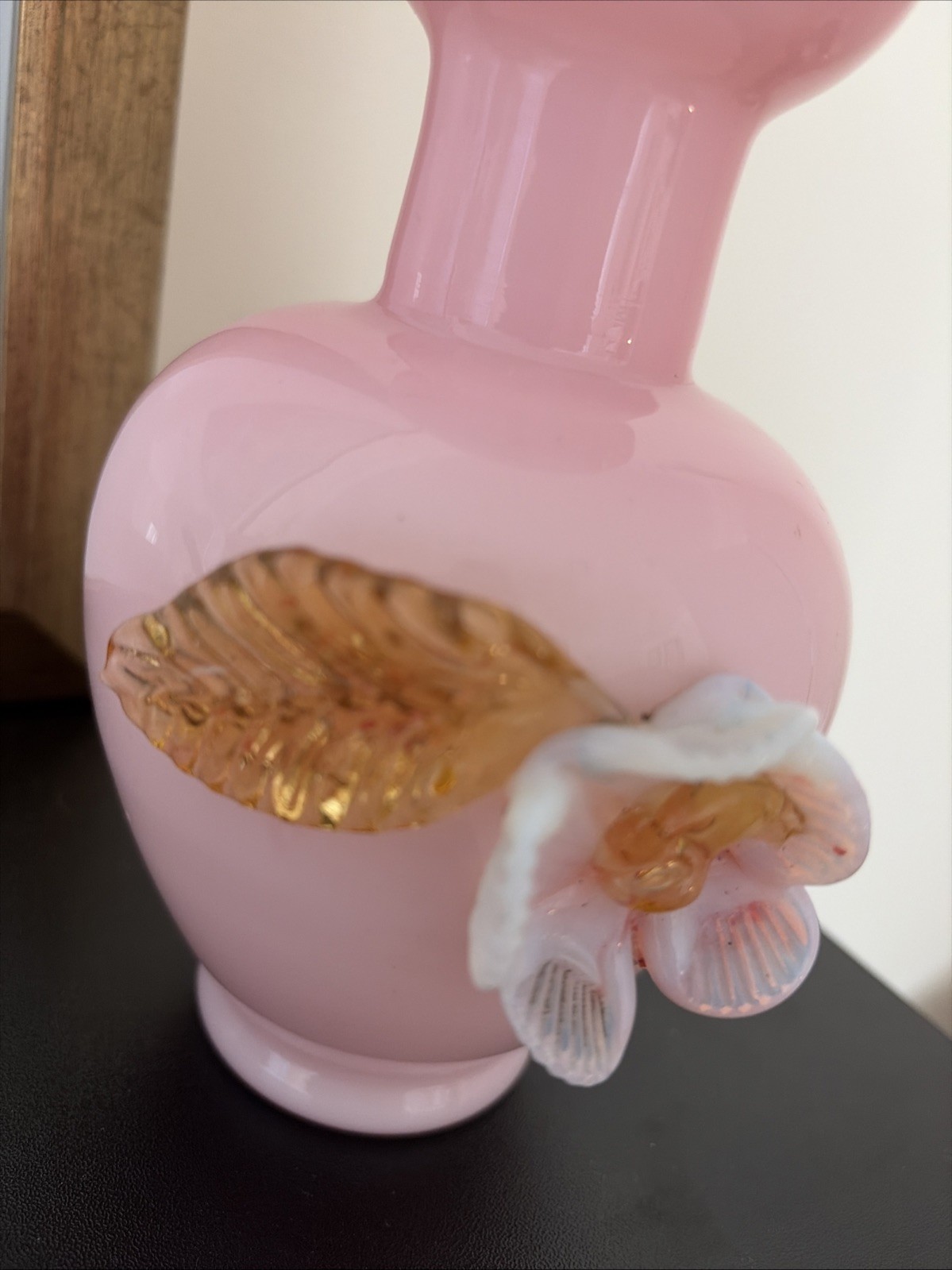 STEVENS AND WILLIAMS With Applied Decorations Art Glass Vase