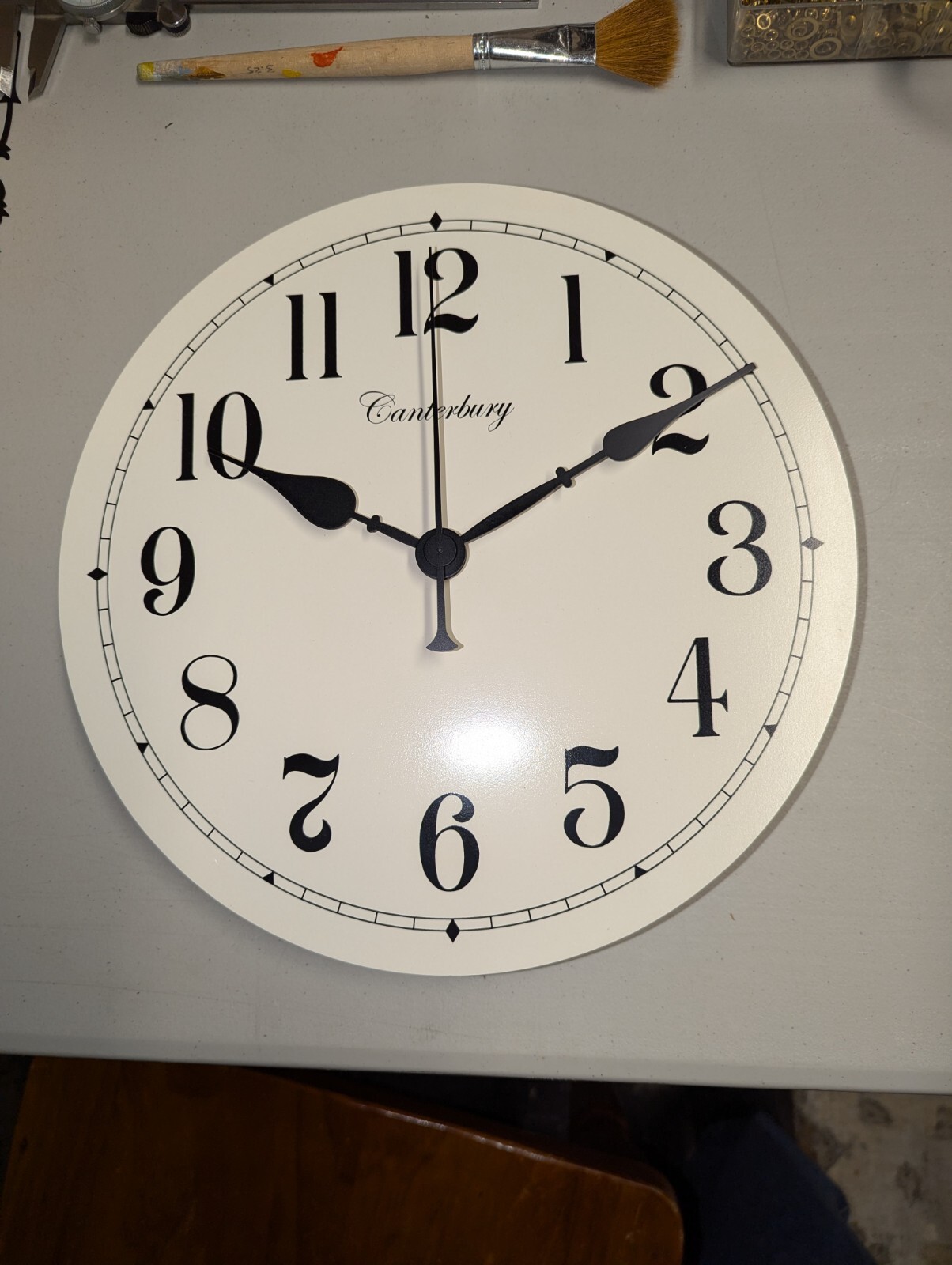 11-1/8″ Printed Clock Dial Only or With Mini Quartz/Hands Movement Option